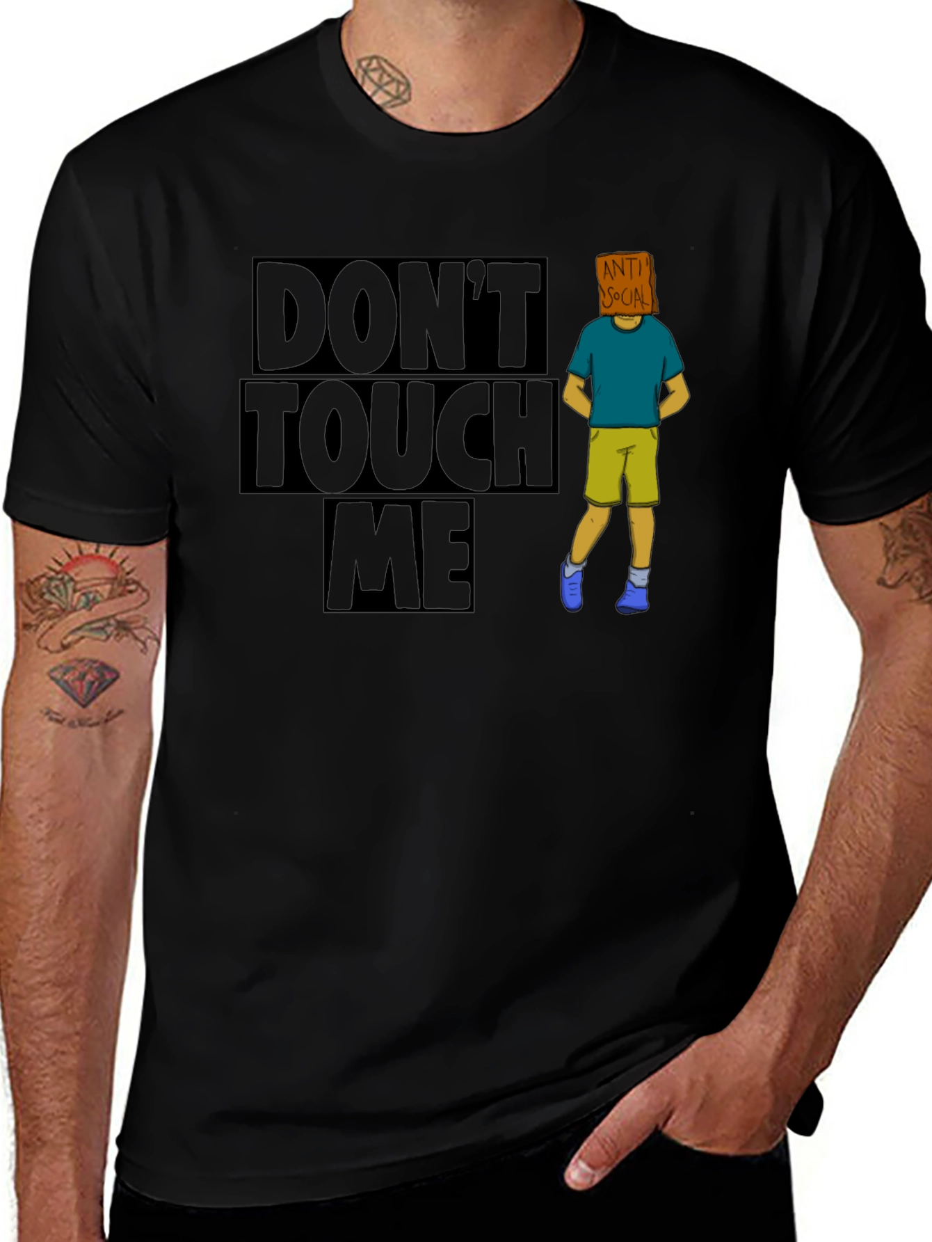 Dont Touch Me Anti Social T-Shirt