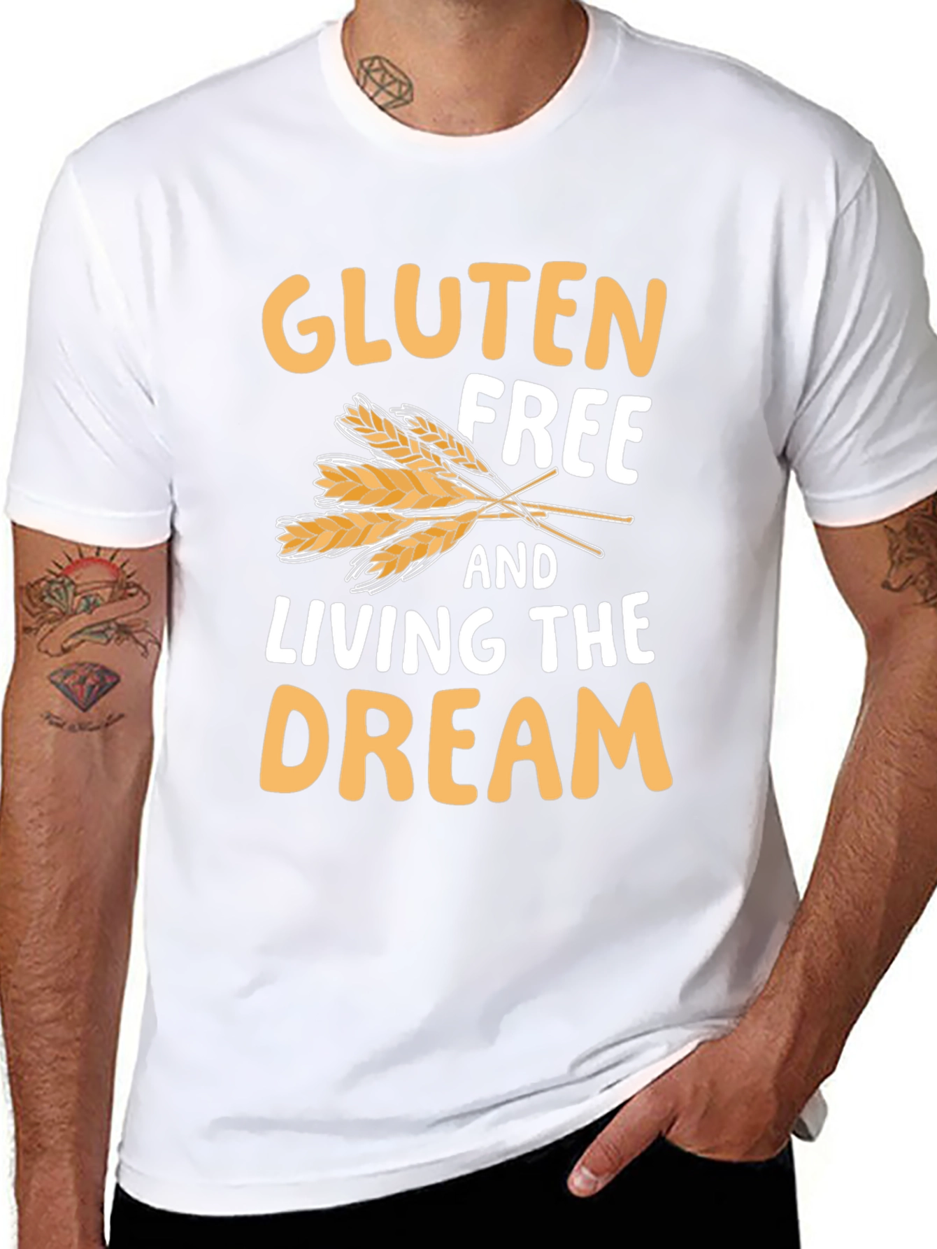 Gluten Free Living the Dream Graphic Tee