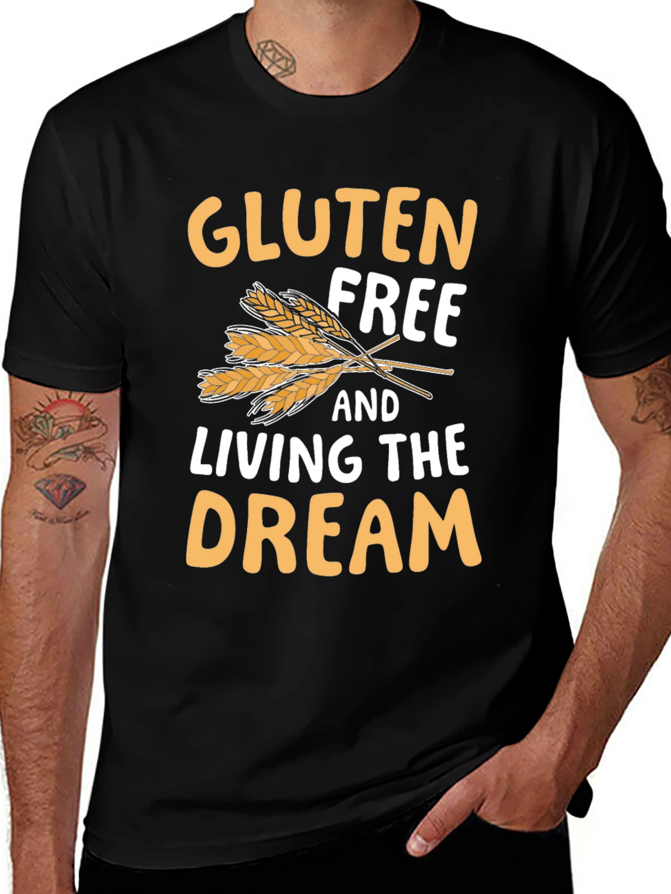 Gluten Free Living the Dream Graphic Tee