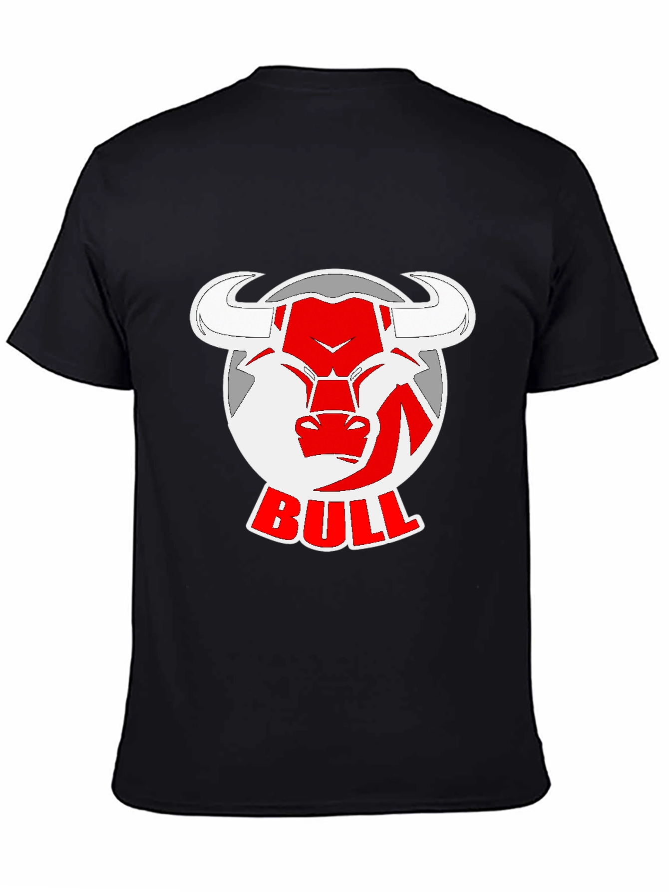 Bull Logo Black T-Shirt