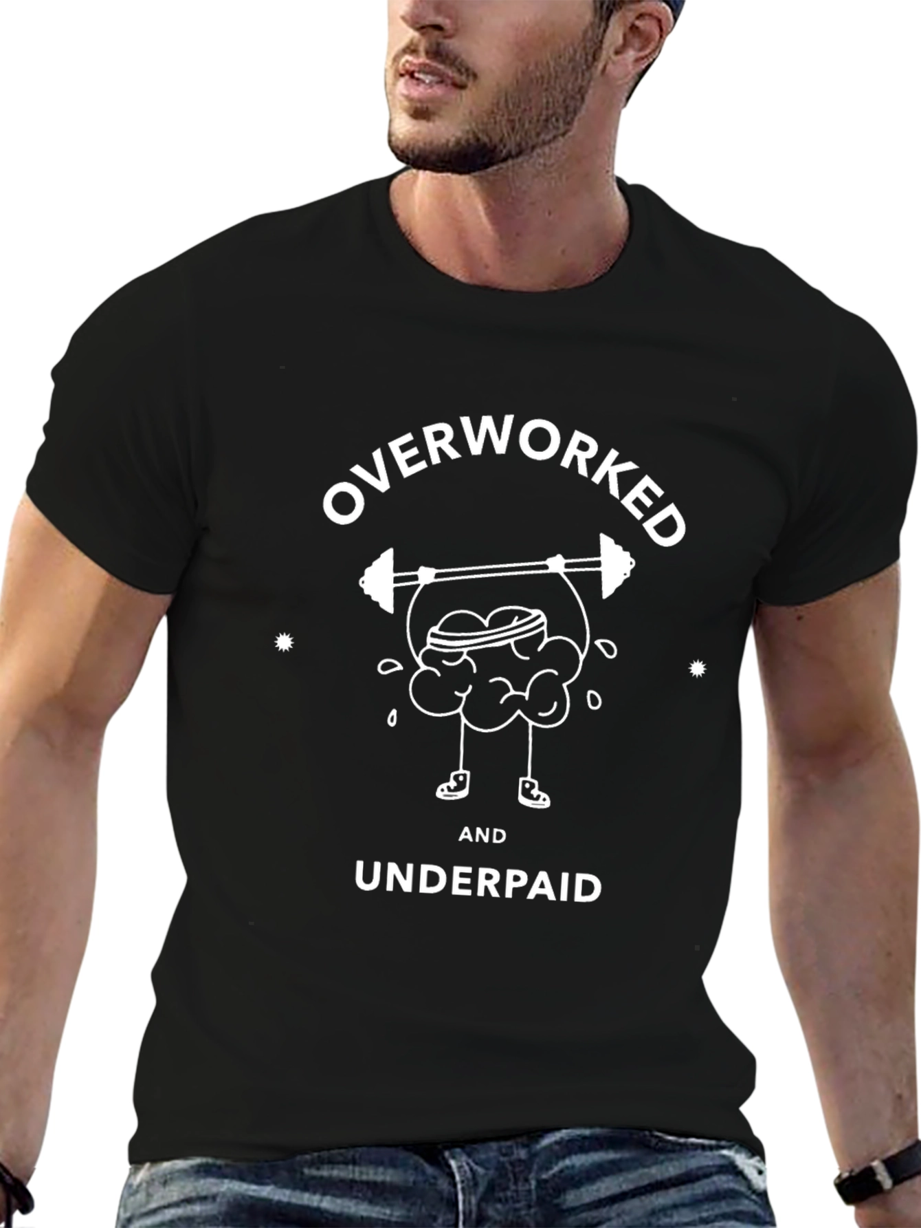Overworked and Underpaid Graphic Tee