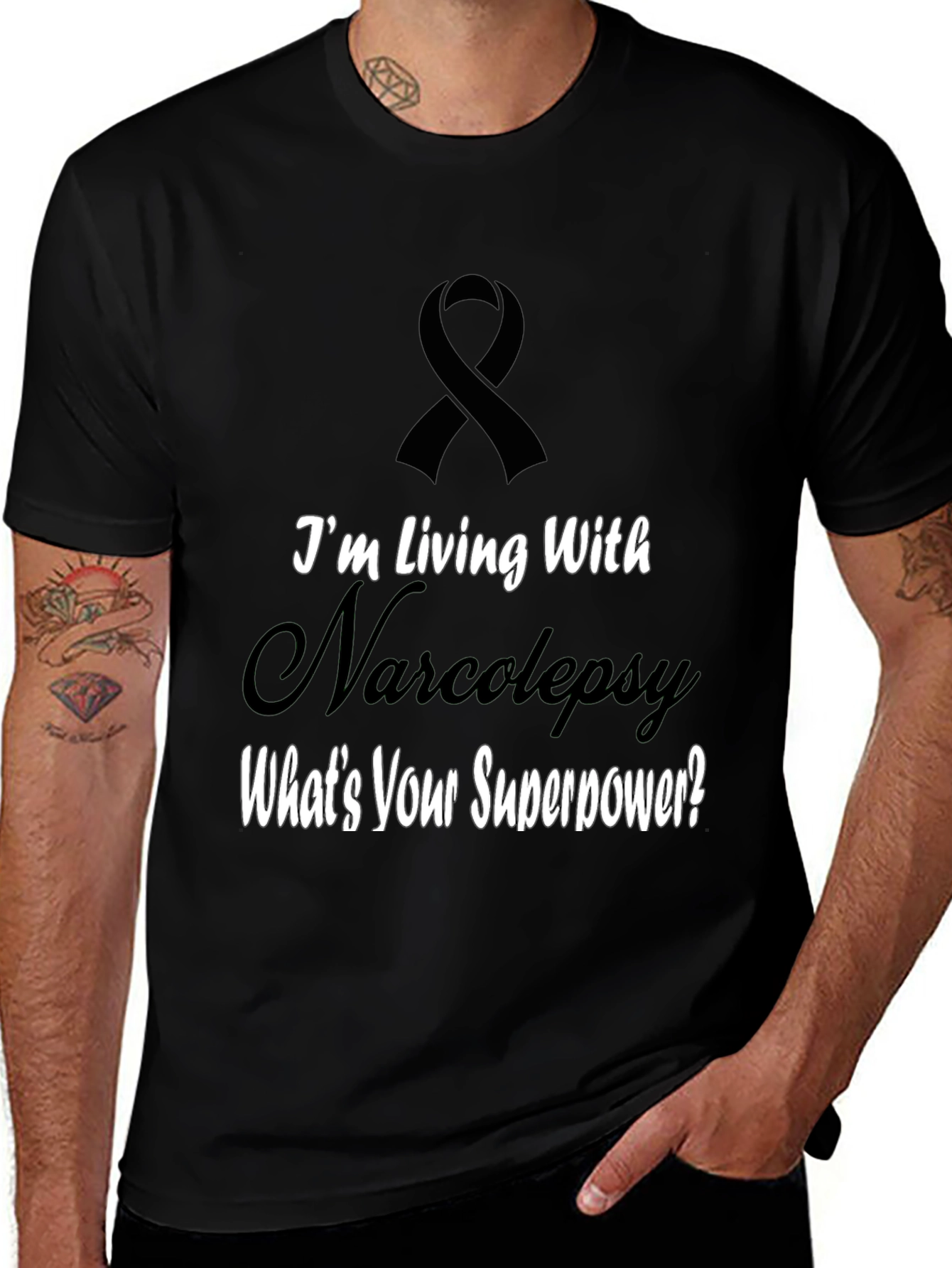 Narcolepsy Awareness T-Shirt - Whats Your Superpower?