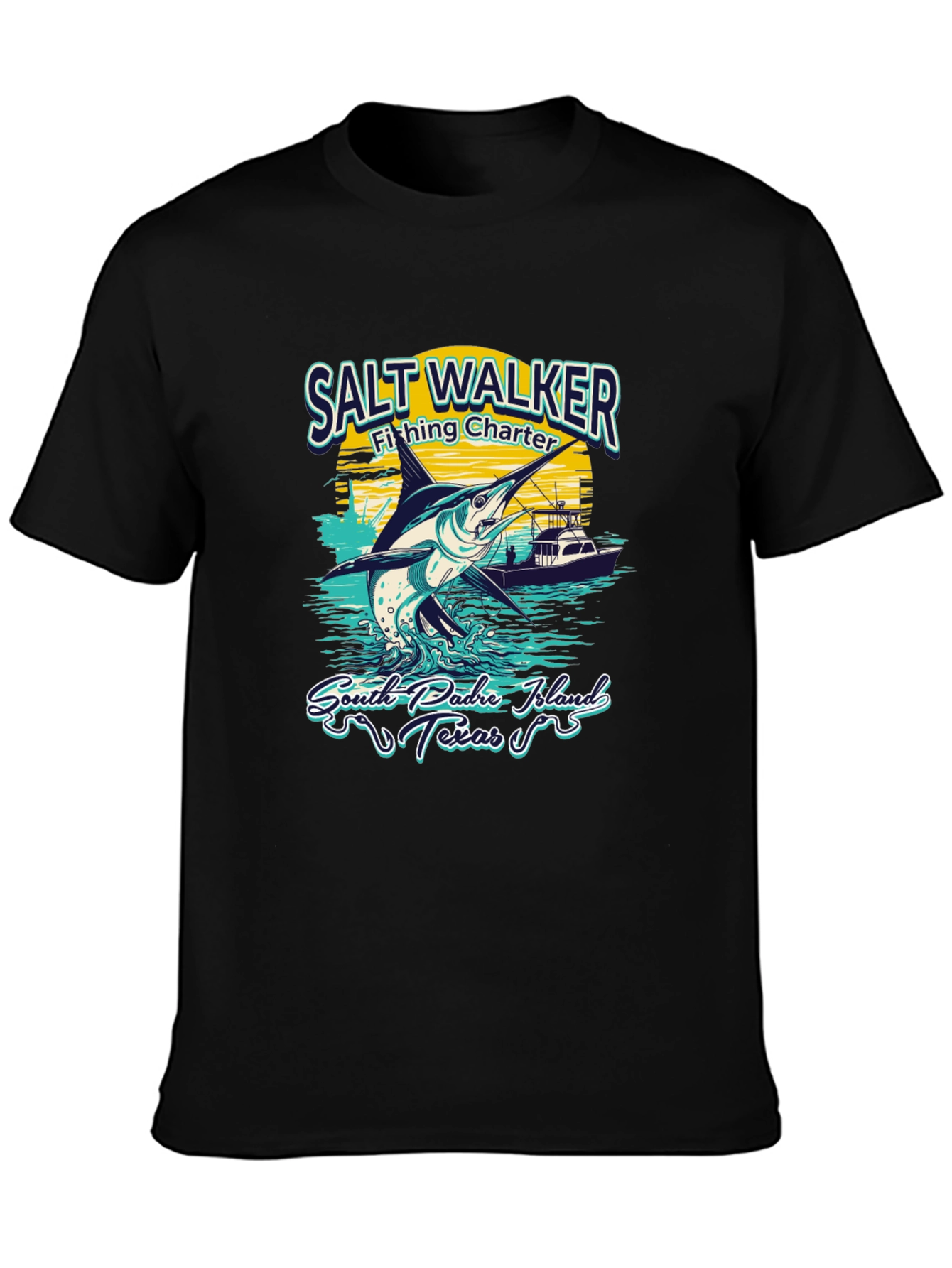 Salt Walker Fishing Charter T-Shirt