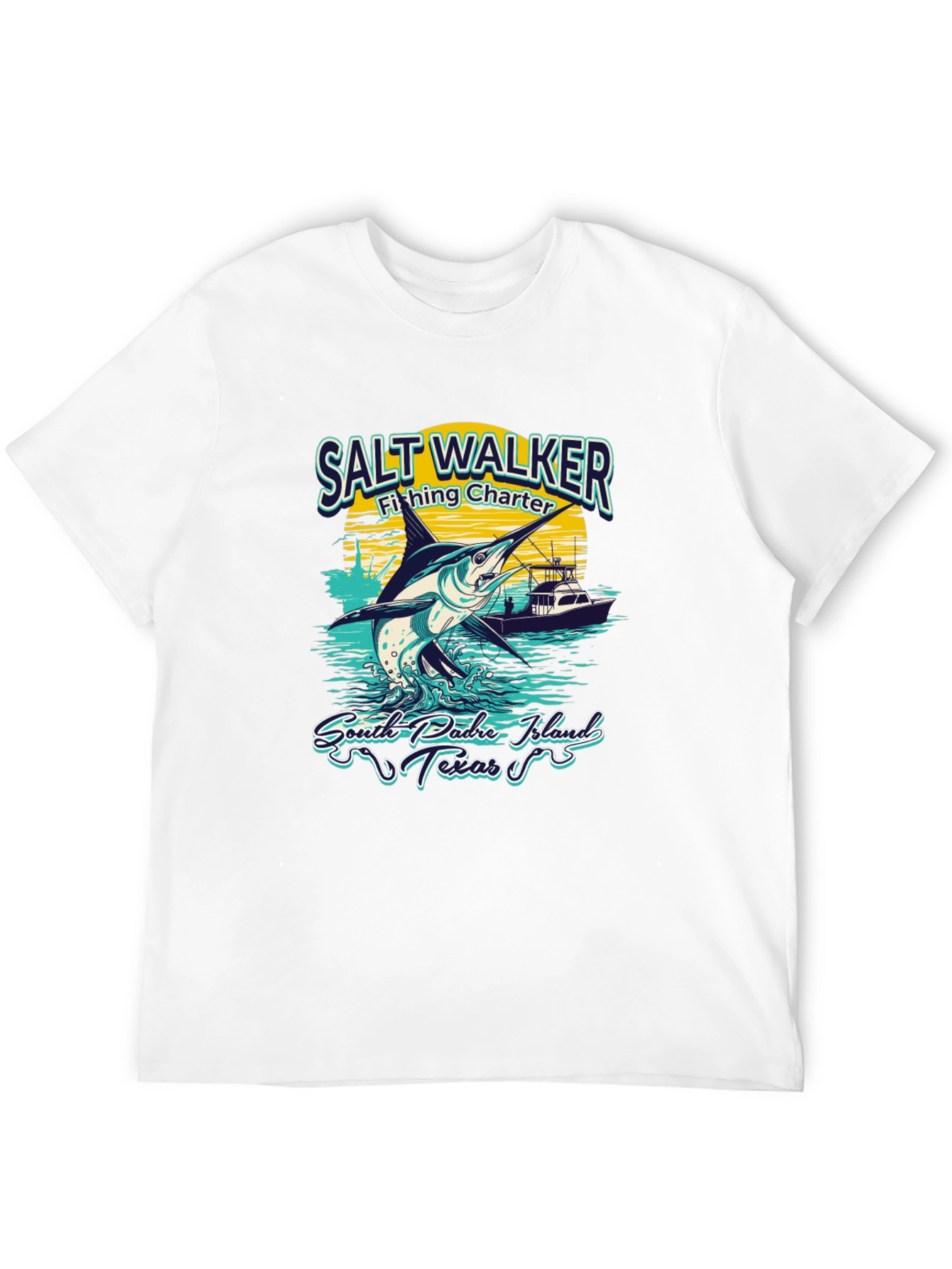 Salt Walker Fishing Charter T-Shirt