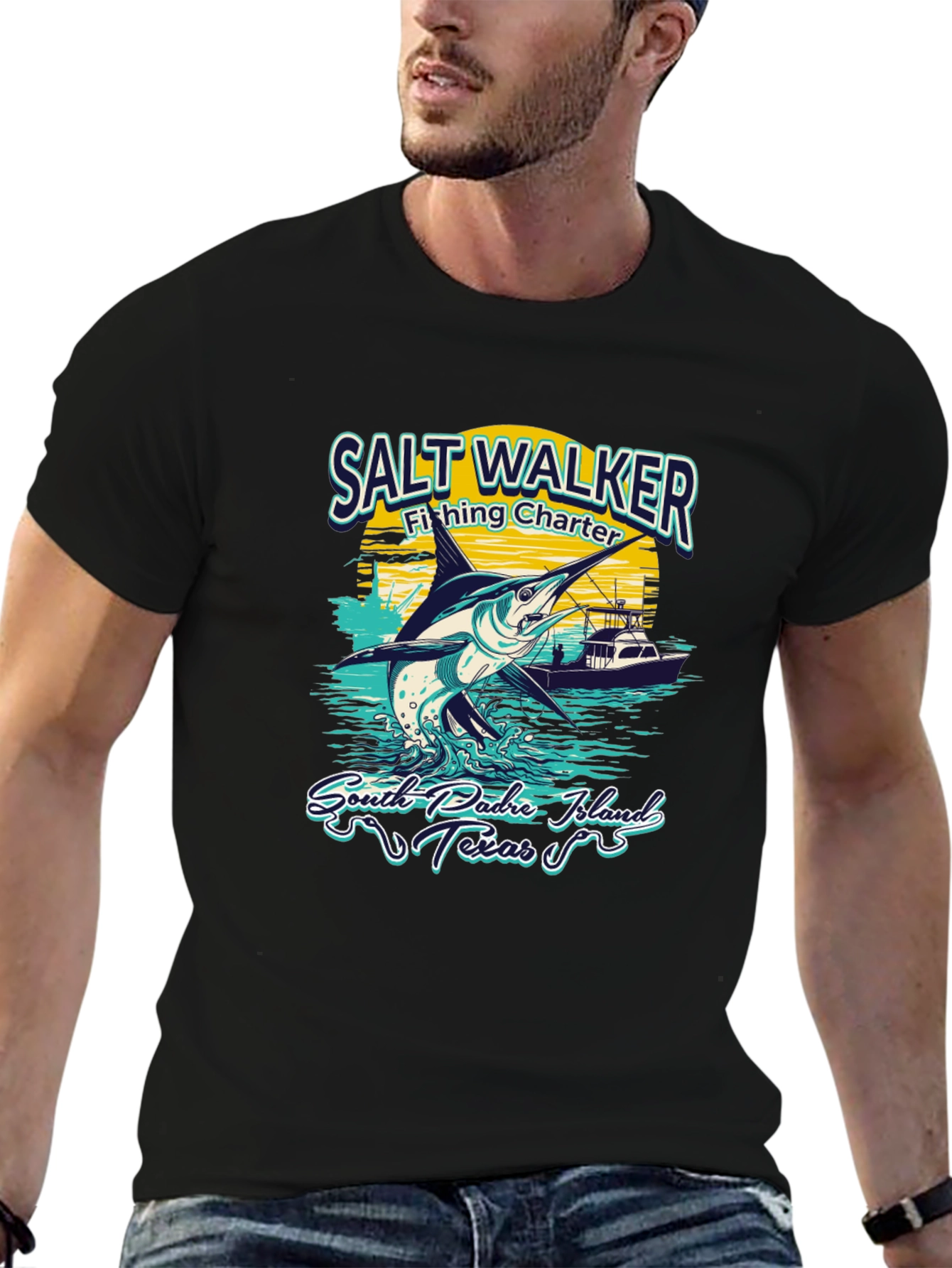 Salt Walker Fishing Charter T-Shirt