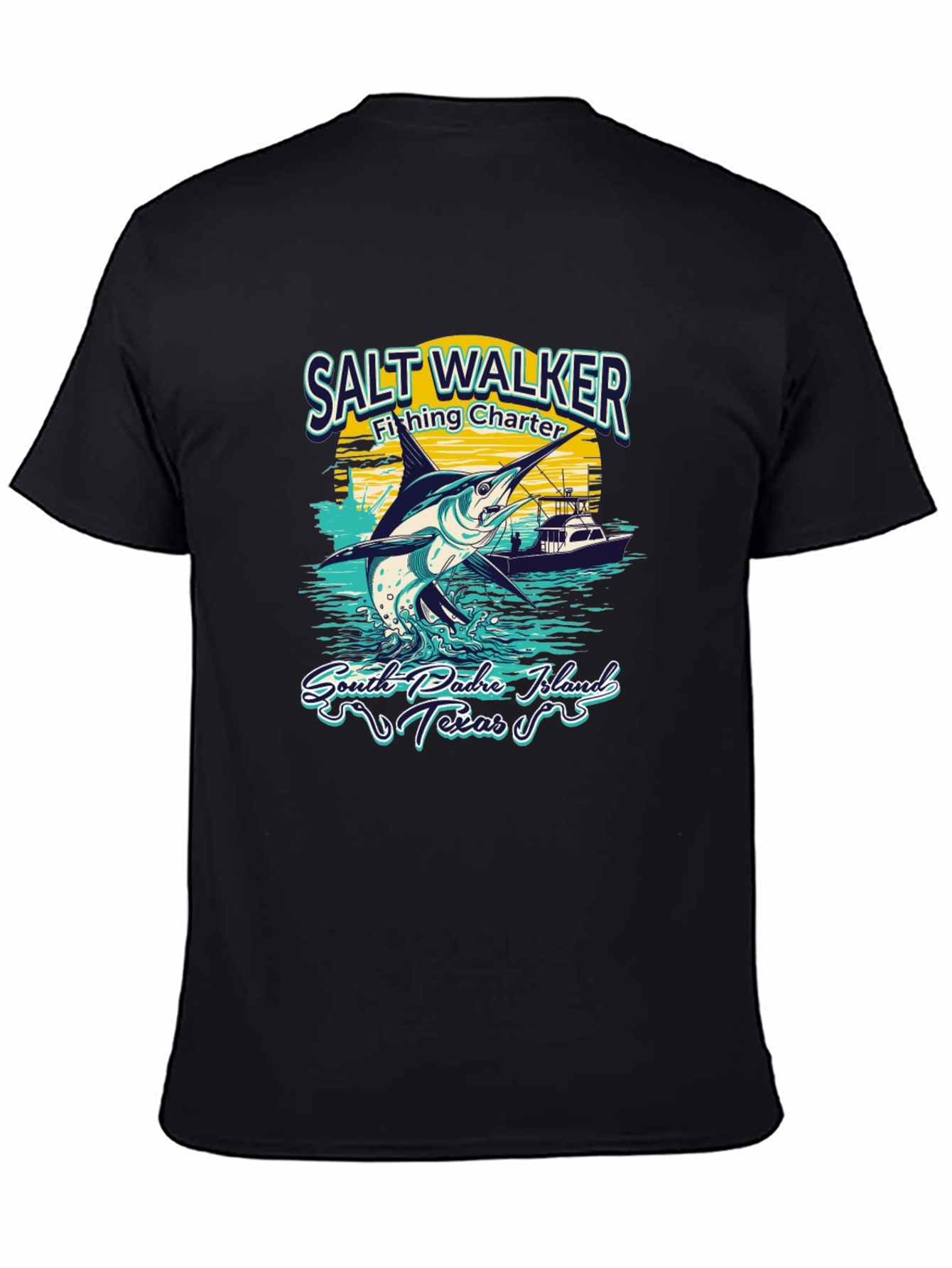 Salt Walker Fishing Charter T-Shirt