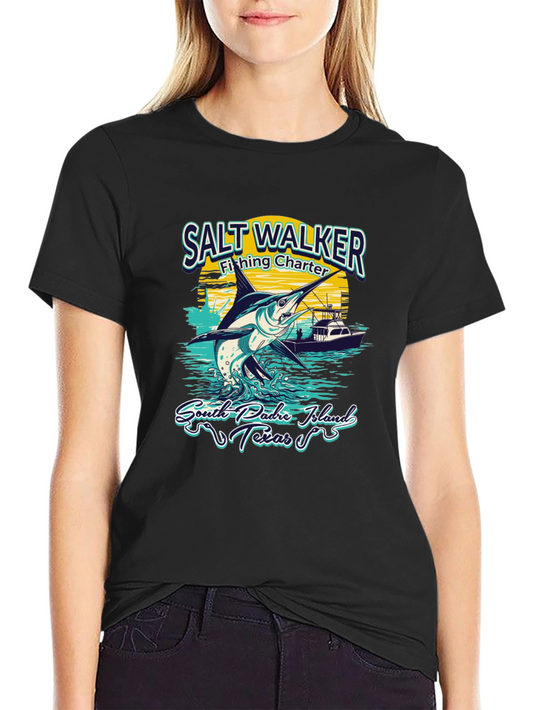 Salt Walker Fishing Charter T-Shirt