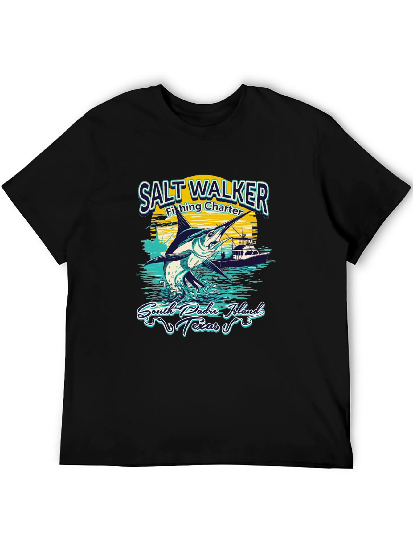 Salt Walker Fishing Charter T-Shirt