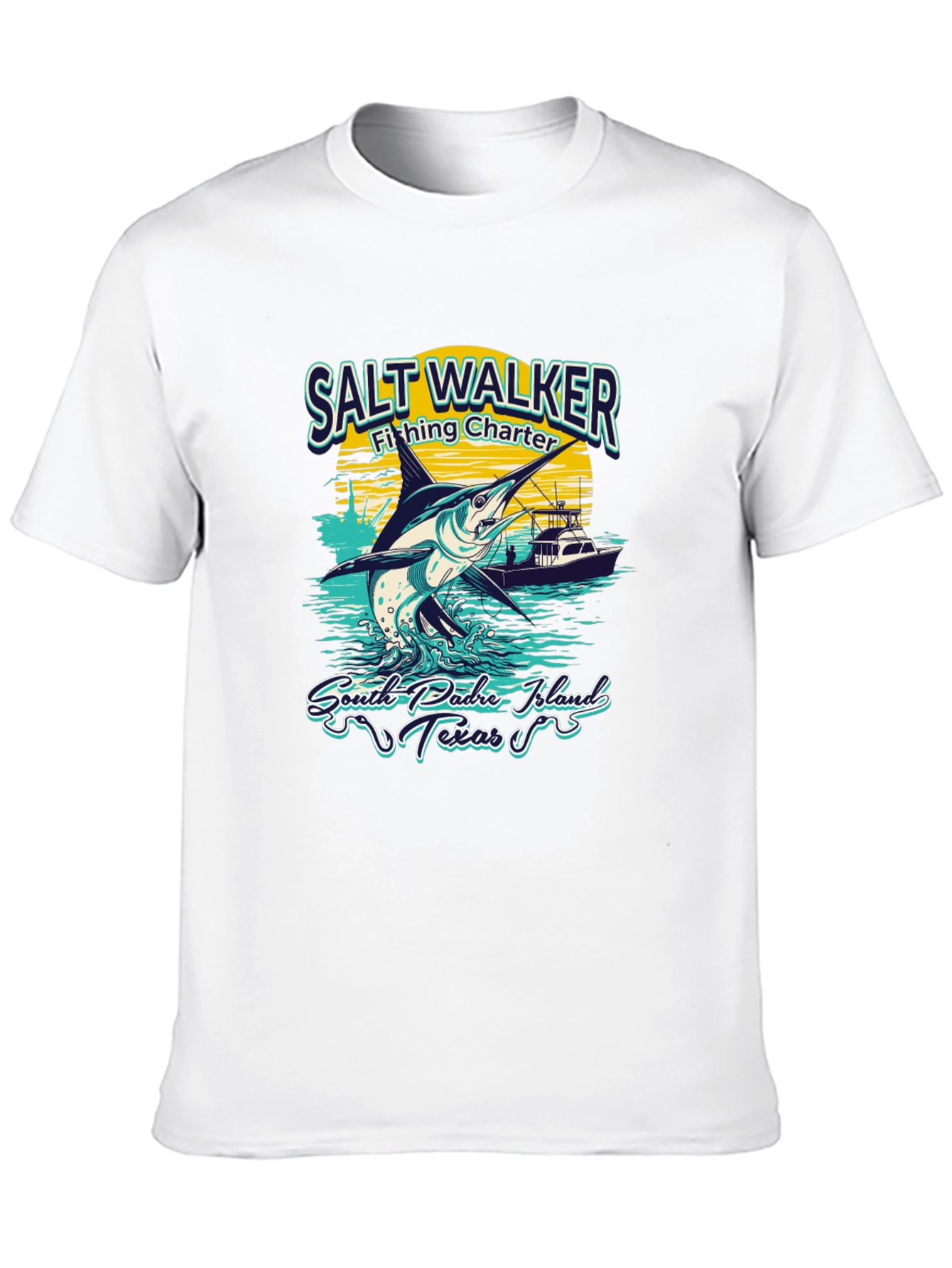 Salt Walker Fishing Charter T-Shirt