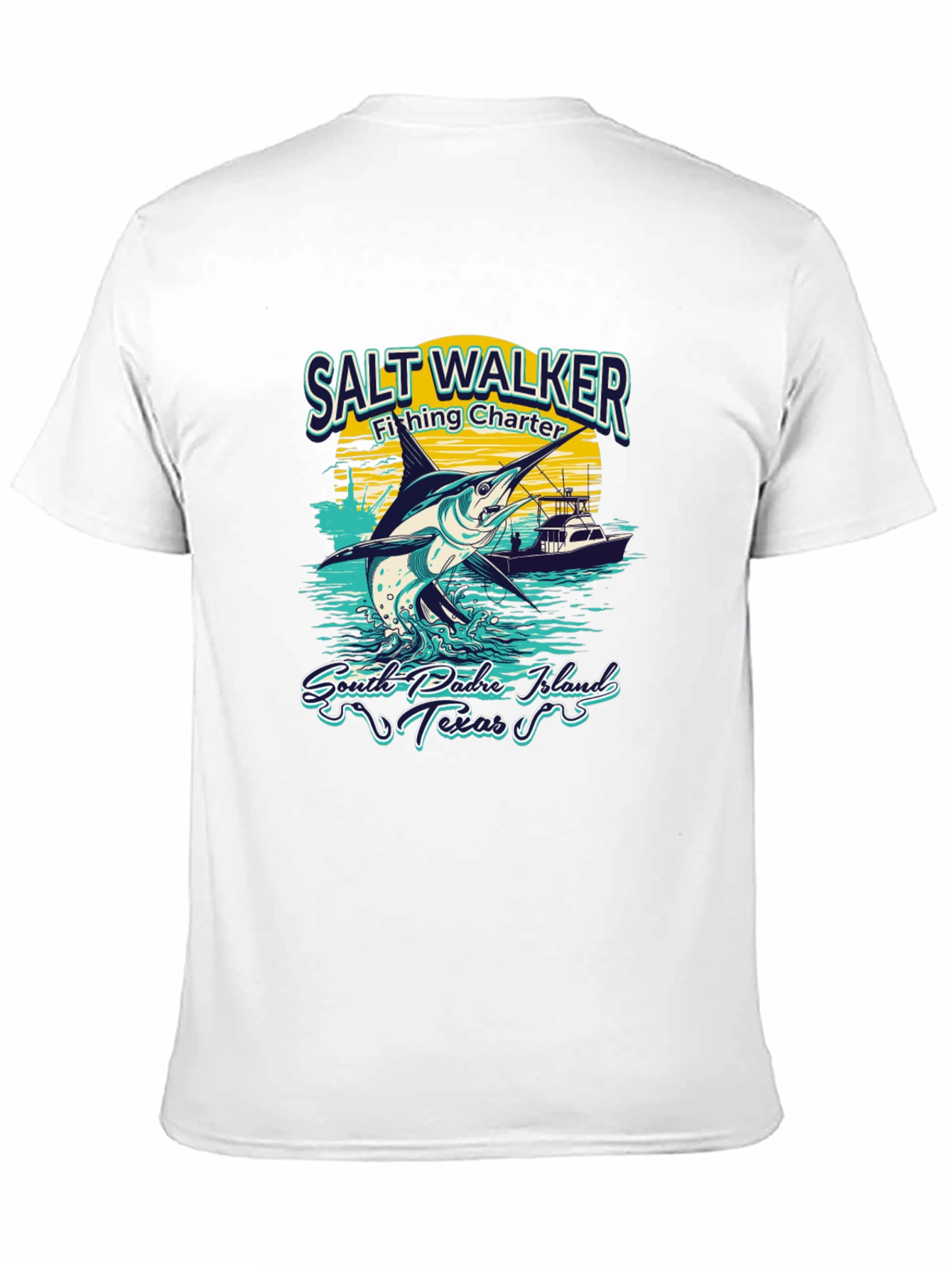 Salt Walker Fishing Charter T-Shirt