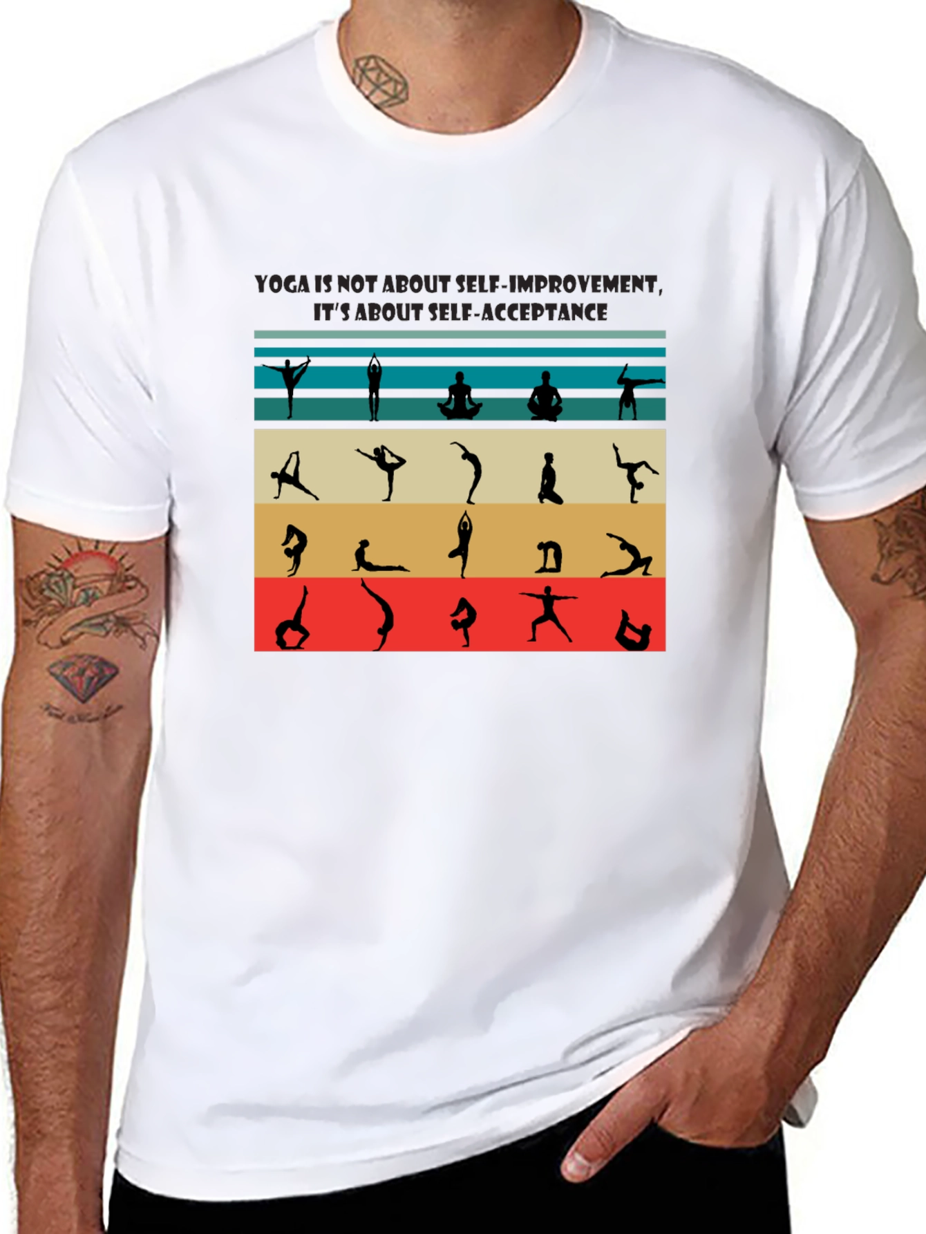 Yoga Self-Acceptance Tee - Inspirational T-Shirt