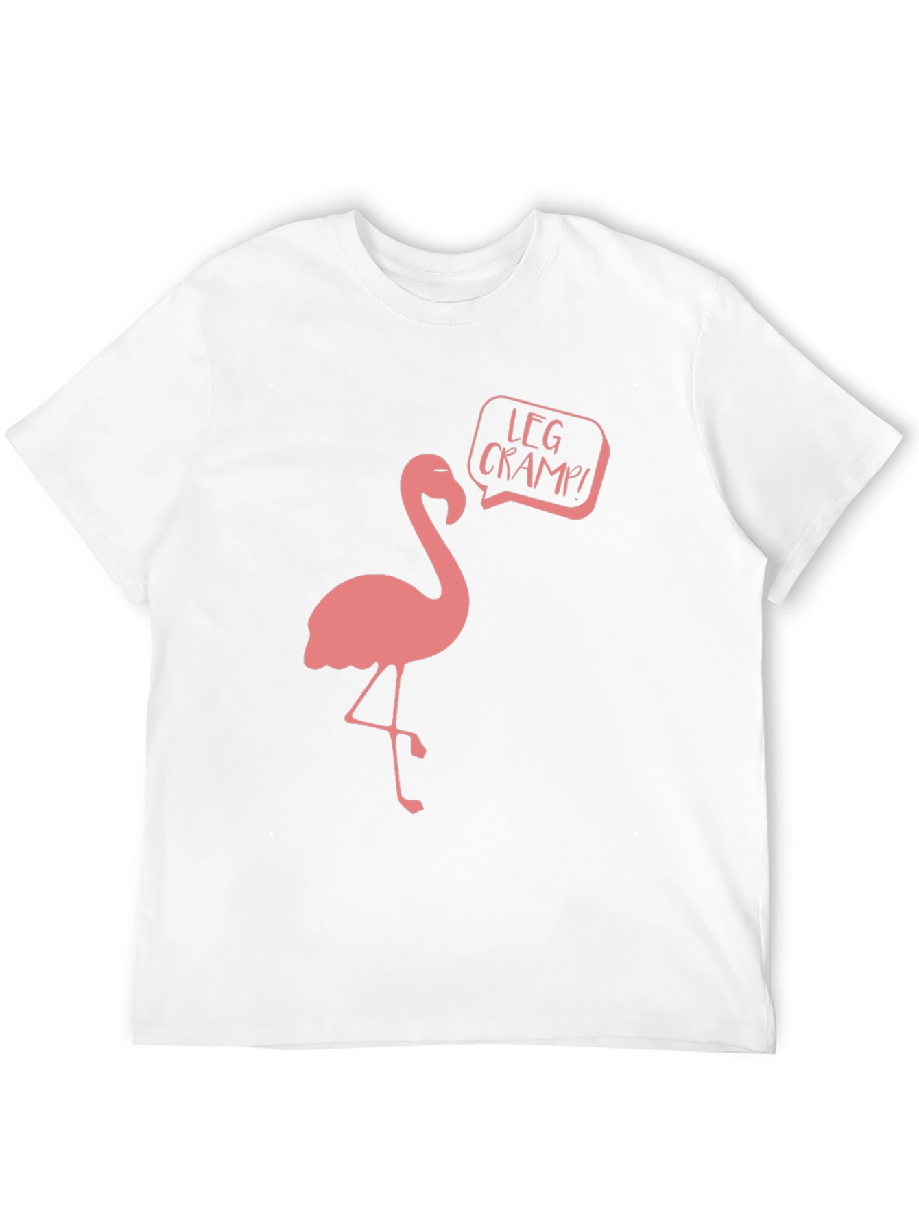 Flamingo Leg Cramp Funny Graphic T-Shirt