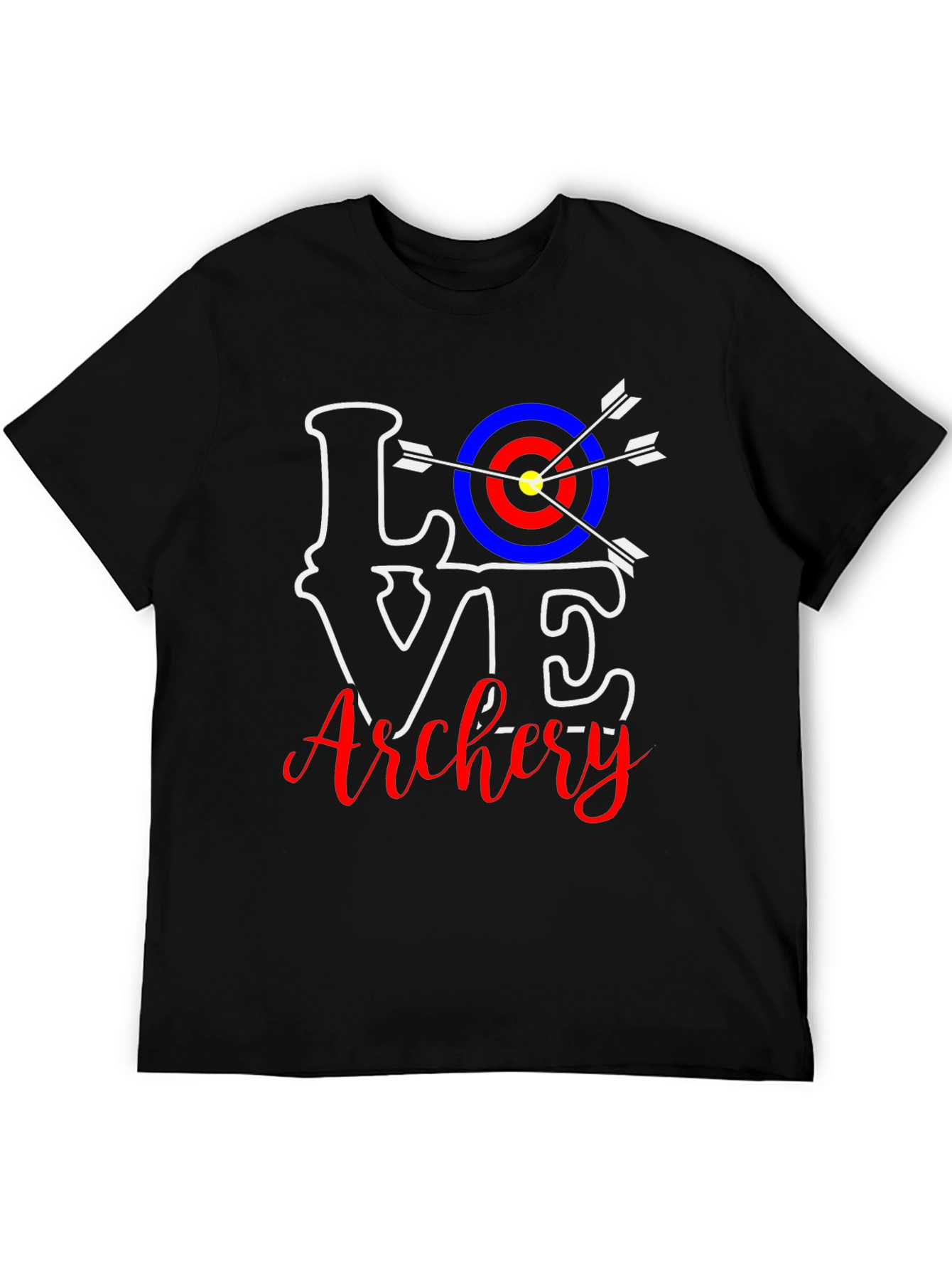Love Archery Graphic T-Shirt - Unisex Black Tee