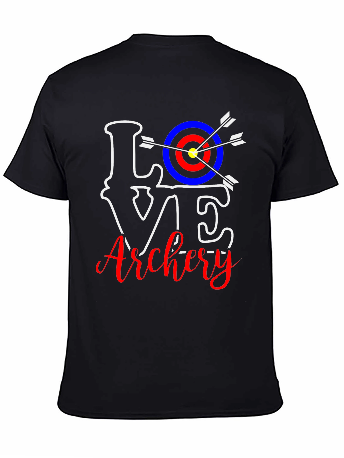 Love Archery Graphic T-Shirt - Unisex Black Tee