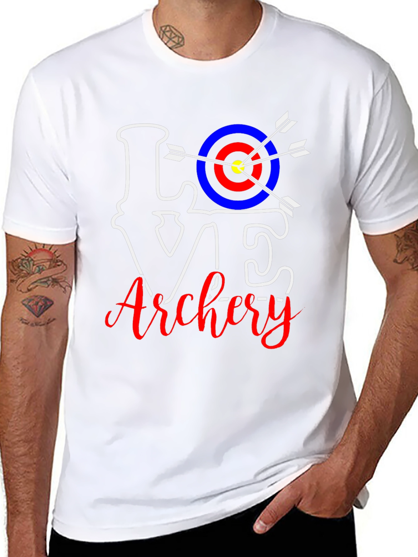 Love Archery Graphic T-Shirt - Unisex Black Tee