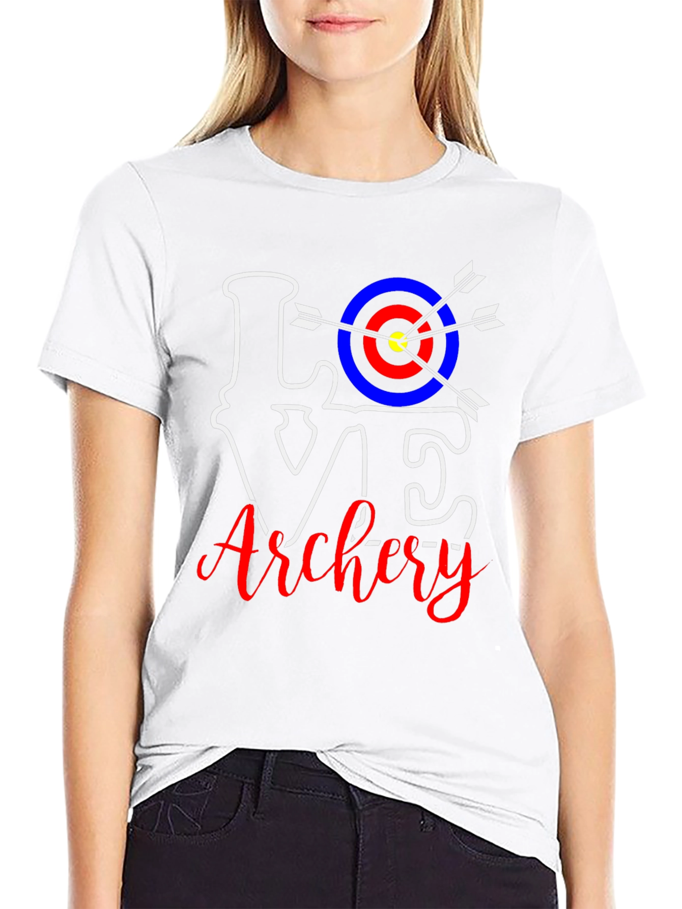 Love Archery Graphic T-Shirt - Unisex Black Tee