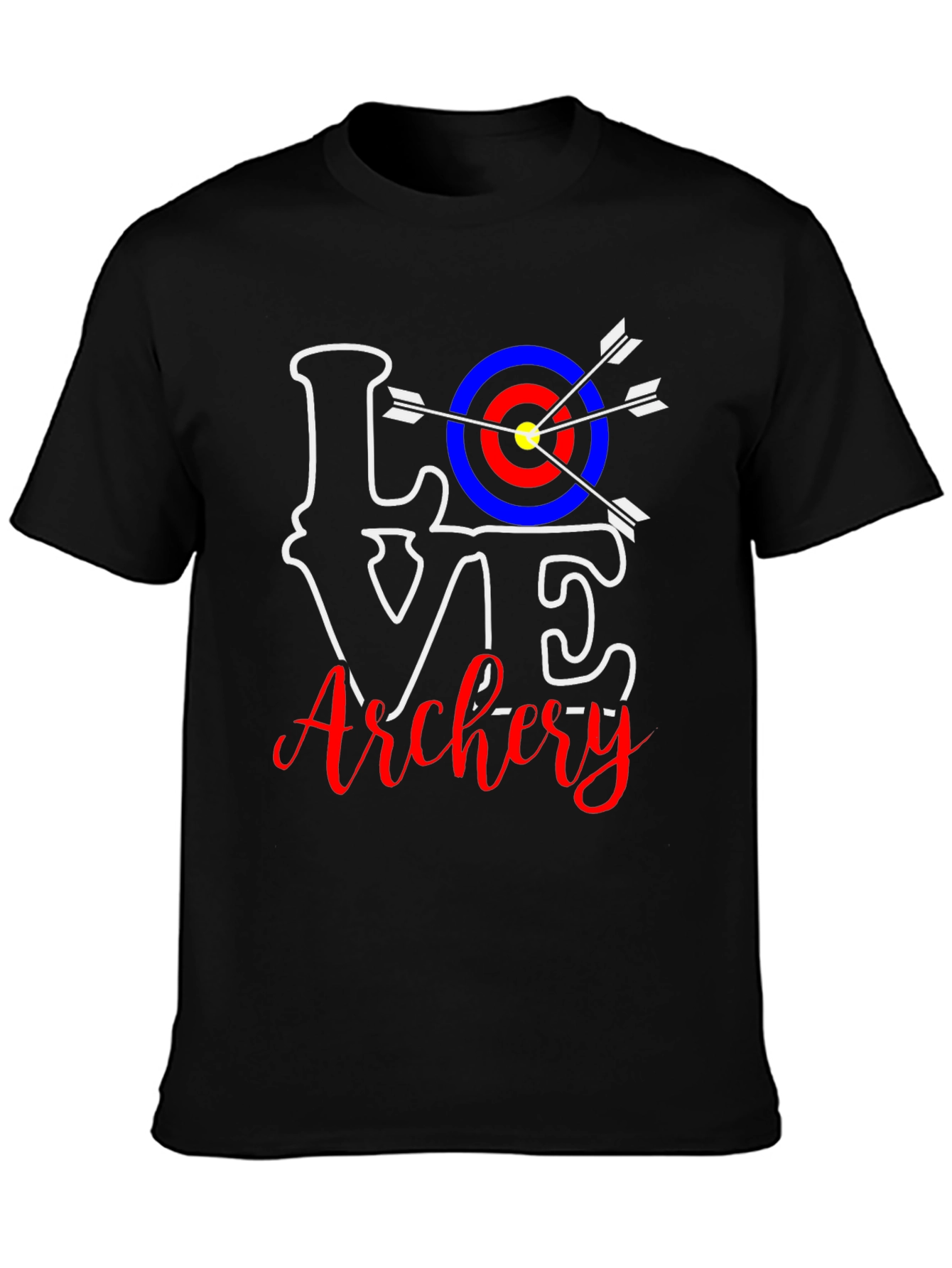 Love Archery Graphic T-Shirt - Unisex Black Tee