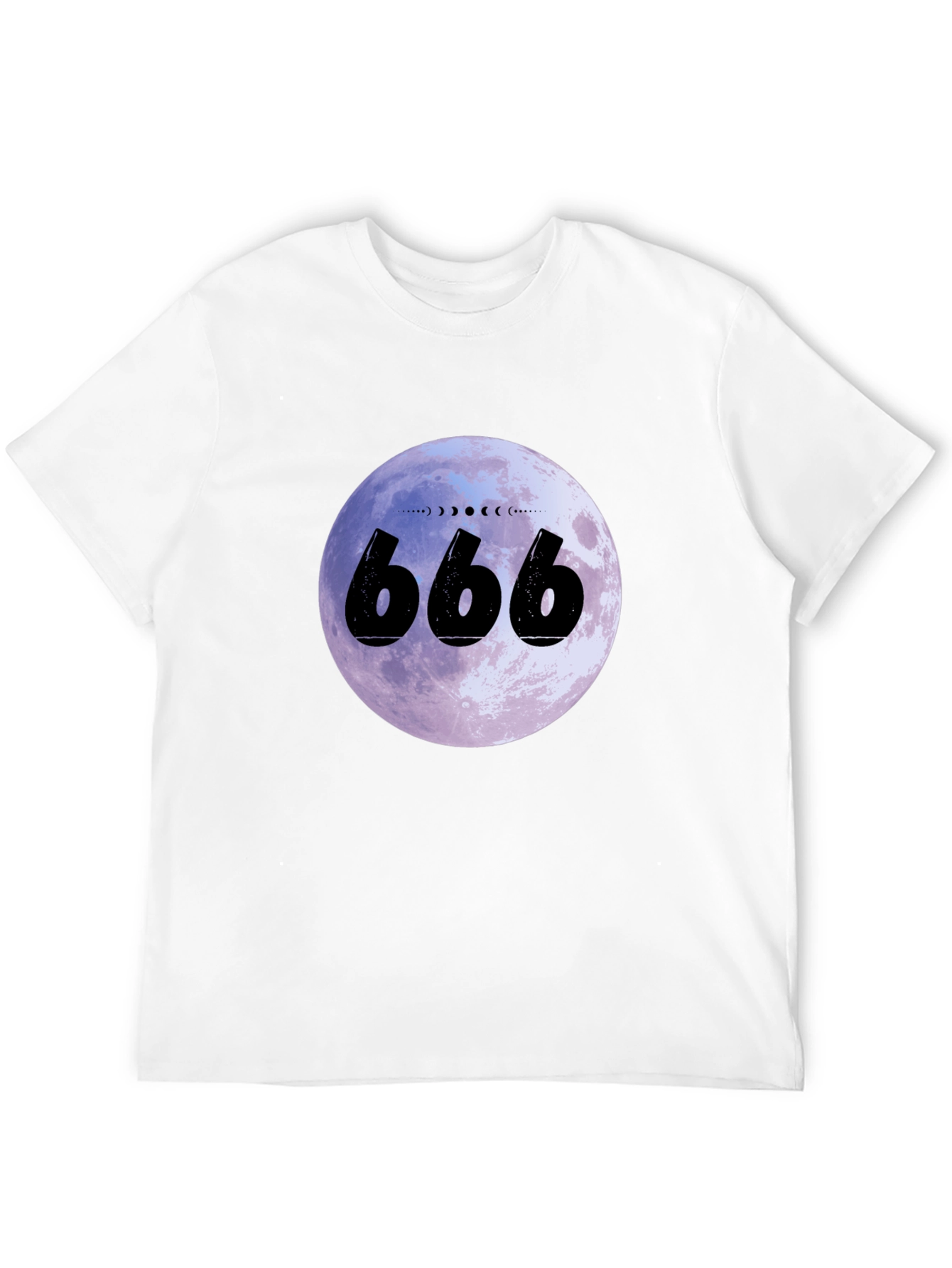 666 Moon Phase Black T-Shirt