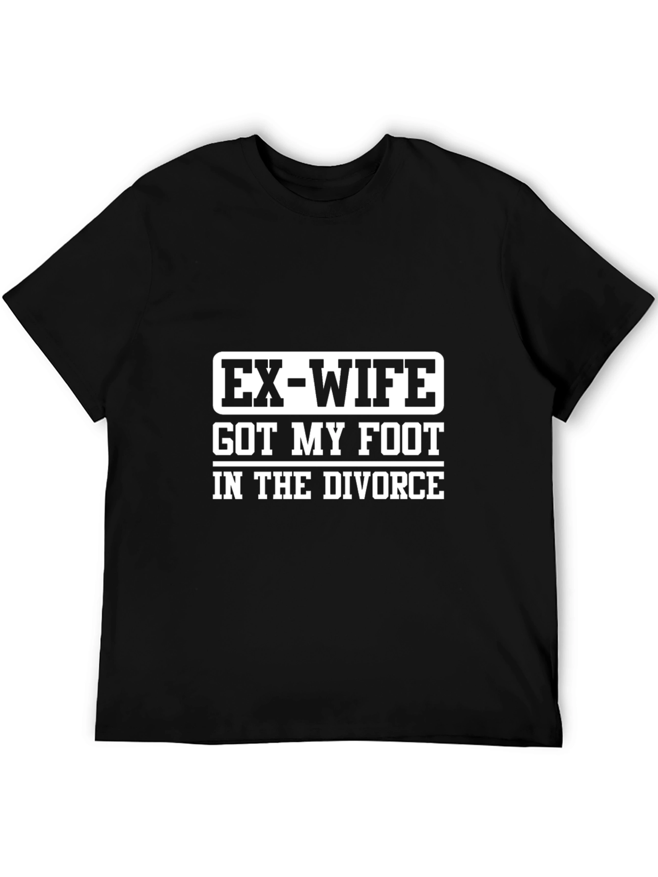 Ex-Wife Divorce Funny Graphic T-Shirt