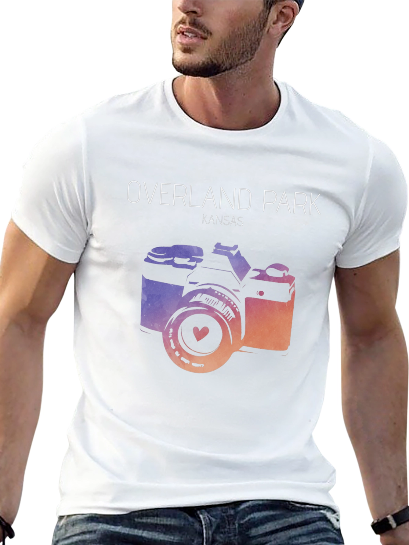 Overland Park Kansas Camera Graphic Tee