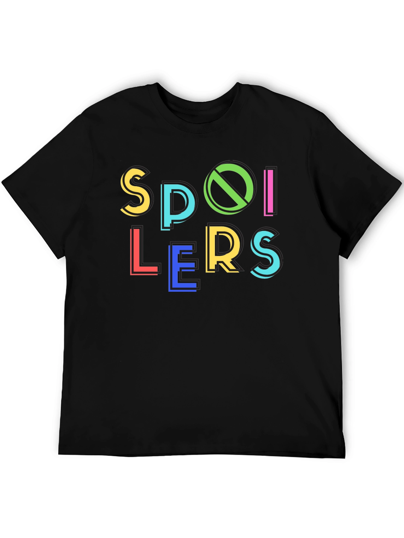 Spoilers Graphic Print T-Shirt - Crew Neck Tee