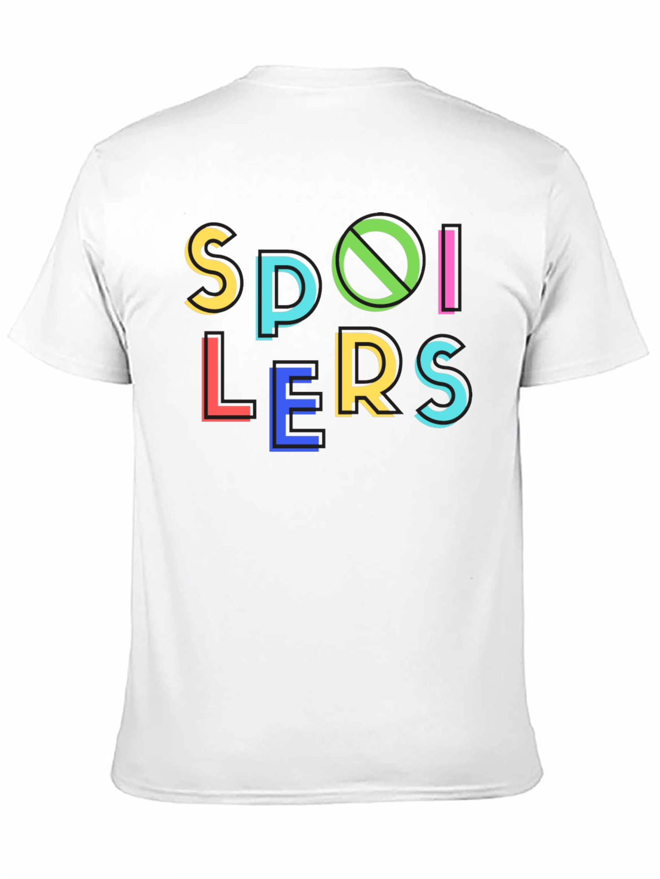 Spoilers Graphic Print T-Shirt - Crew Neck Tee