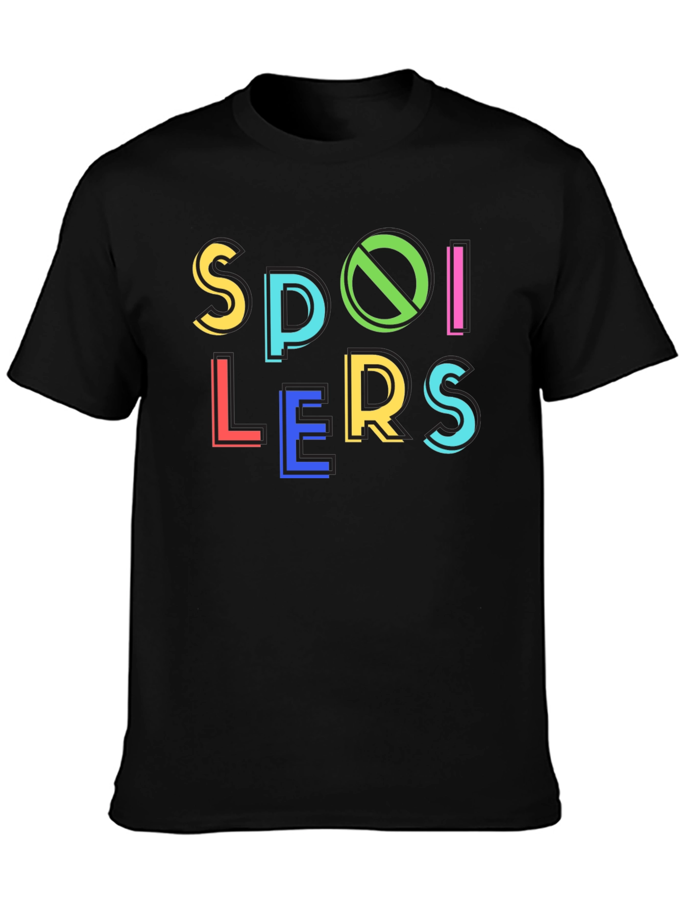 Spoilers Graphic Print T-Shirt - Crew Neck Tee
