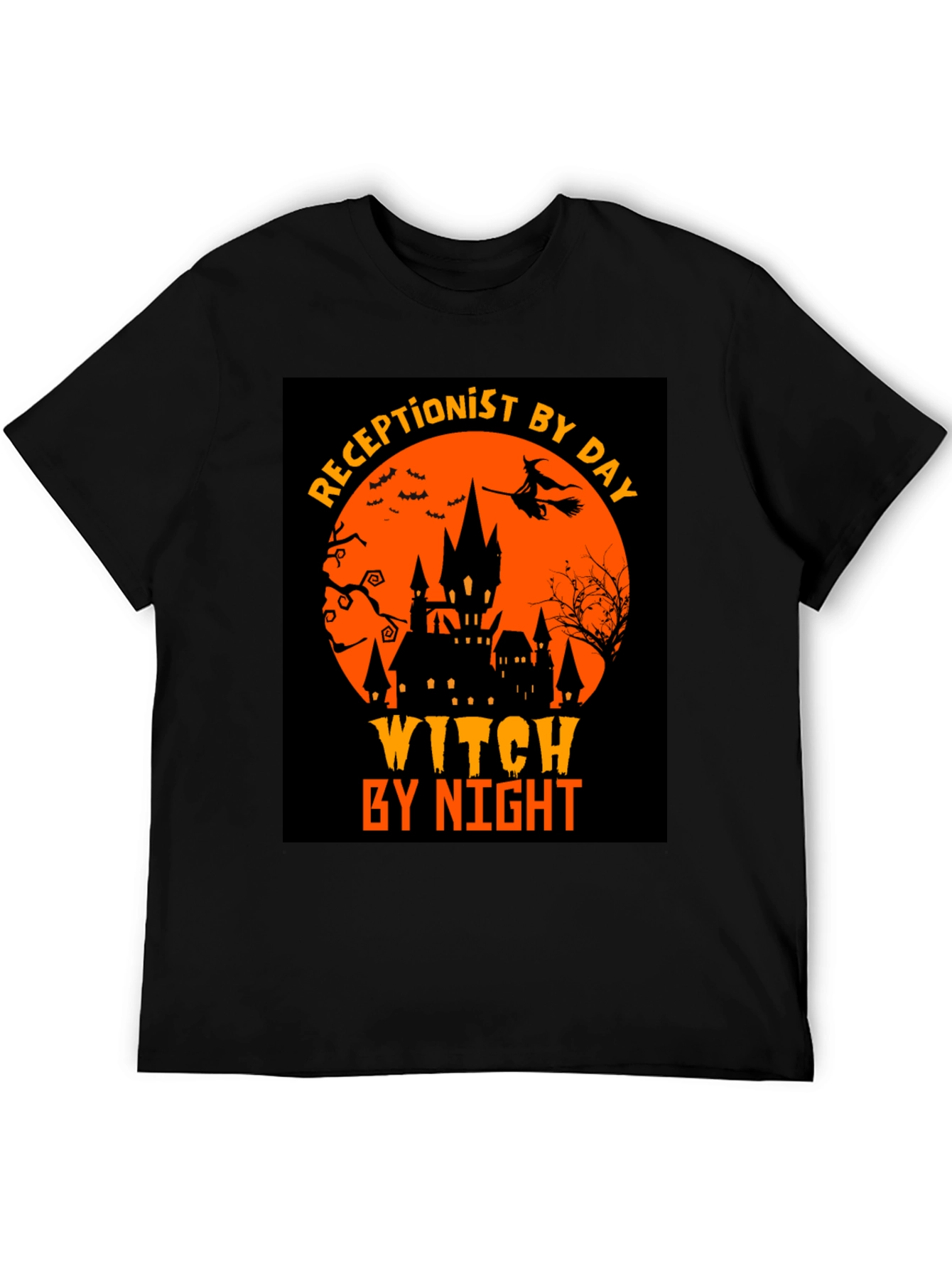 Receptionist By Day Witch By Night T-Shirt