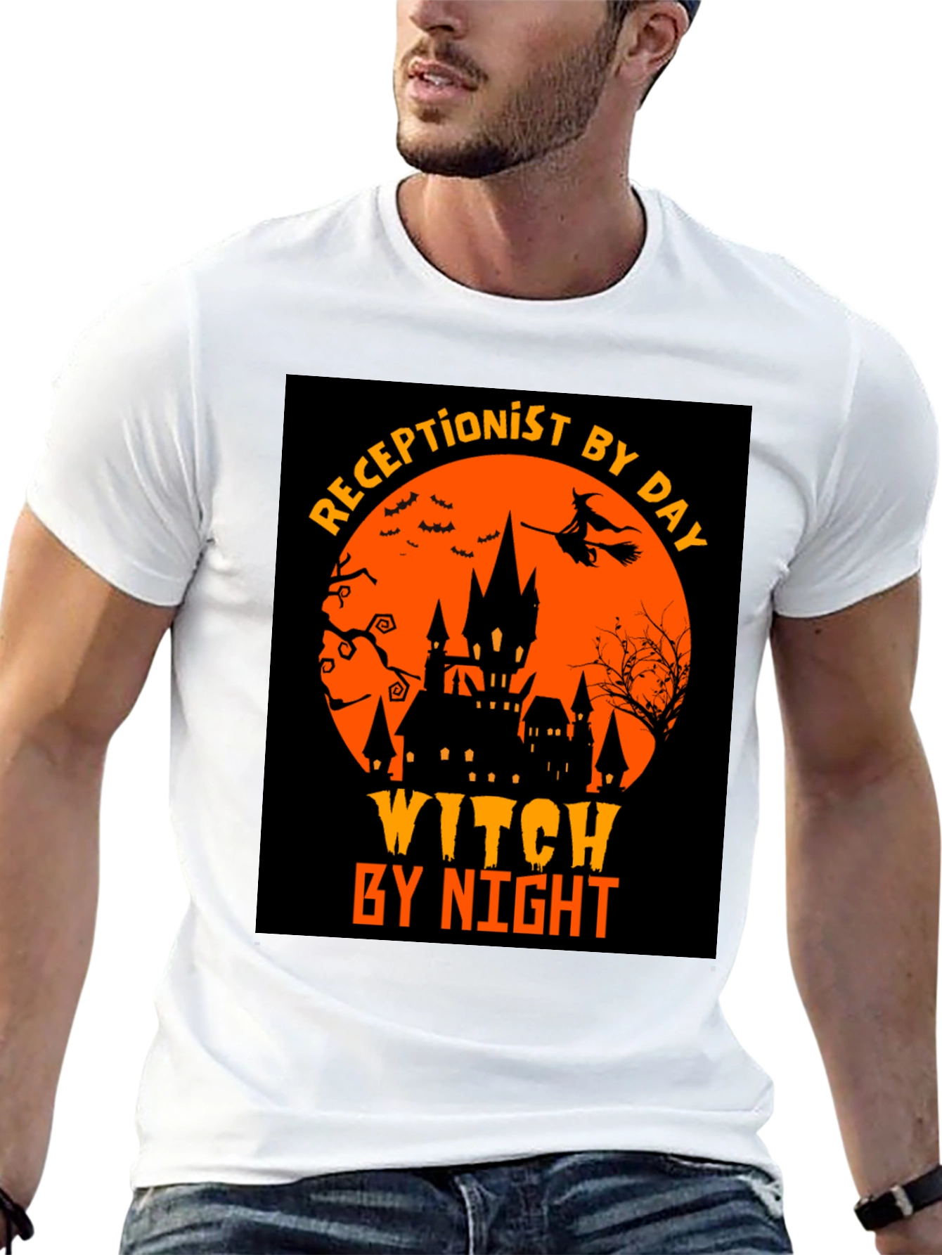 Receptionist By Day Witch By Night T-Shirt