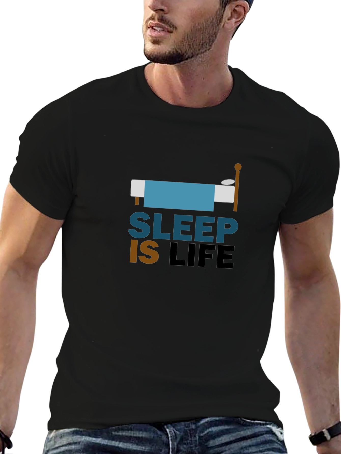 Sleep is Life Graphic T-Shirt - Comfy Casual Tee
