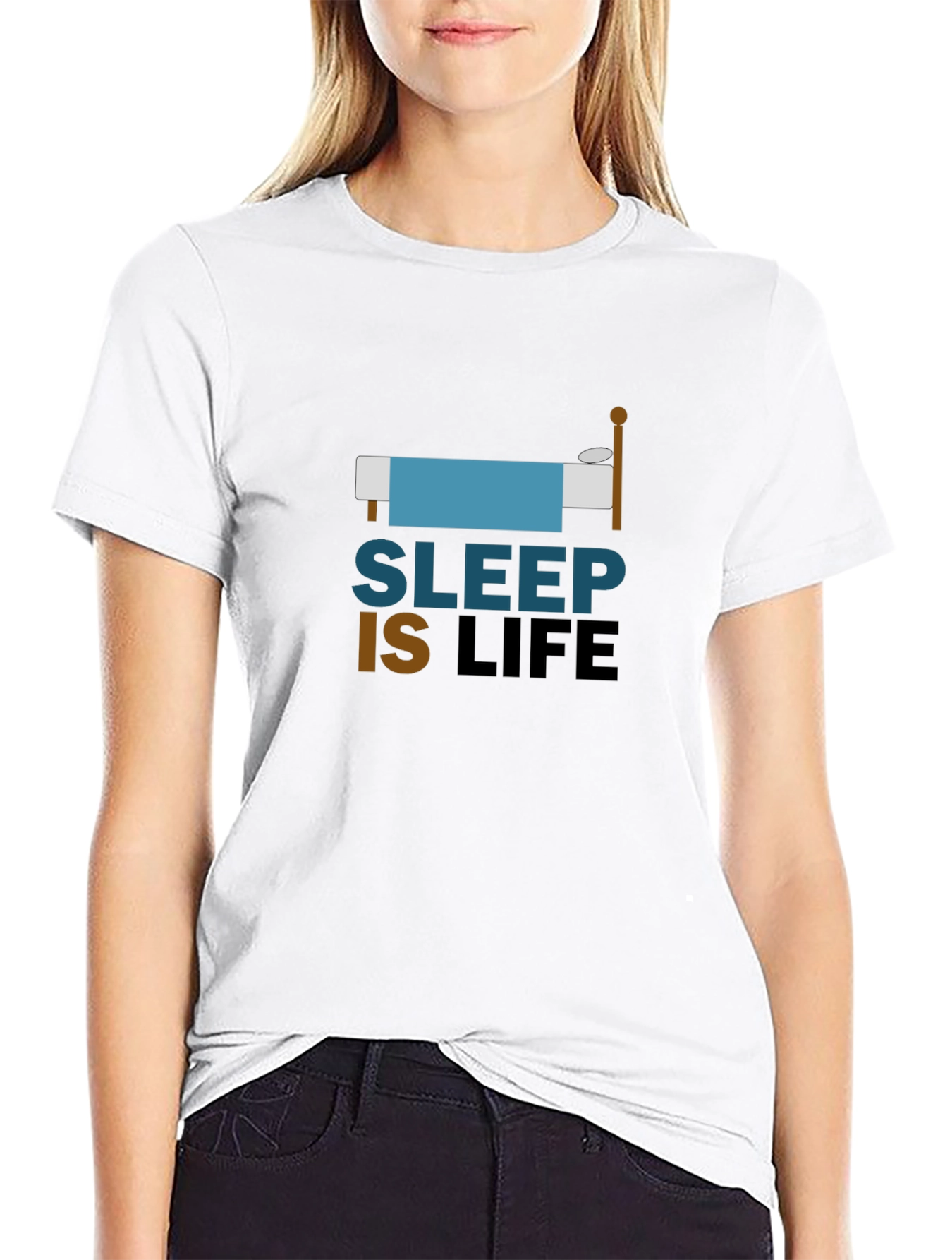 Sleep is Life Graphic T-Shirt - Comfy Casual Tee