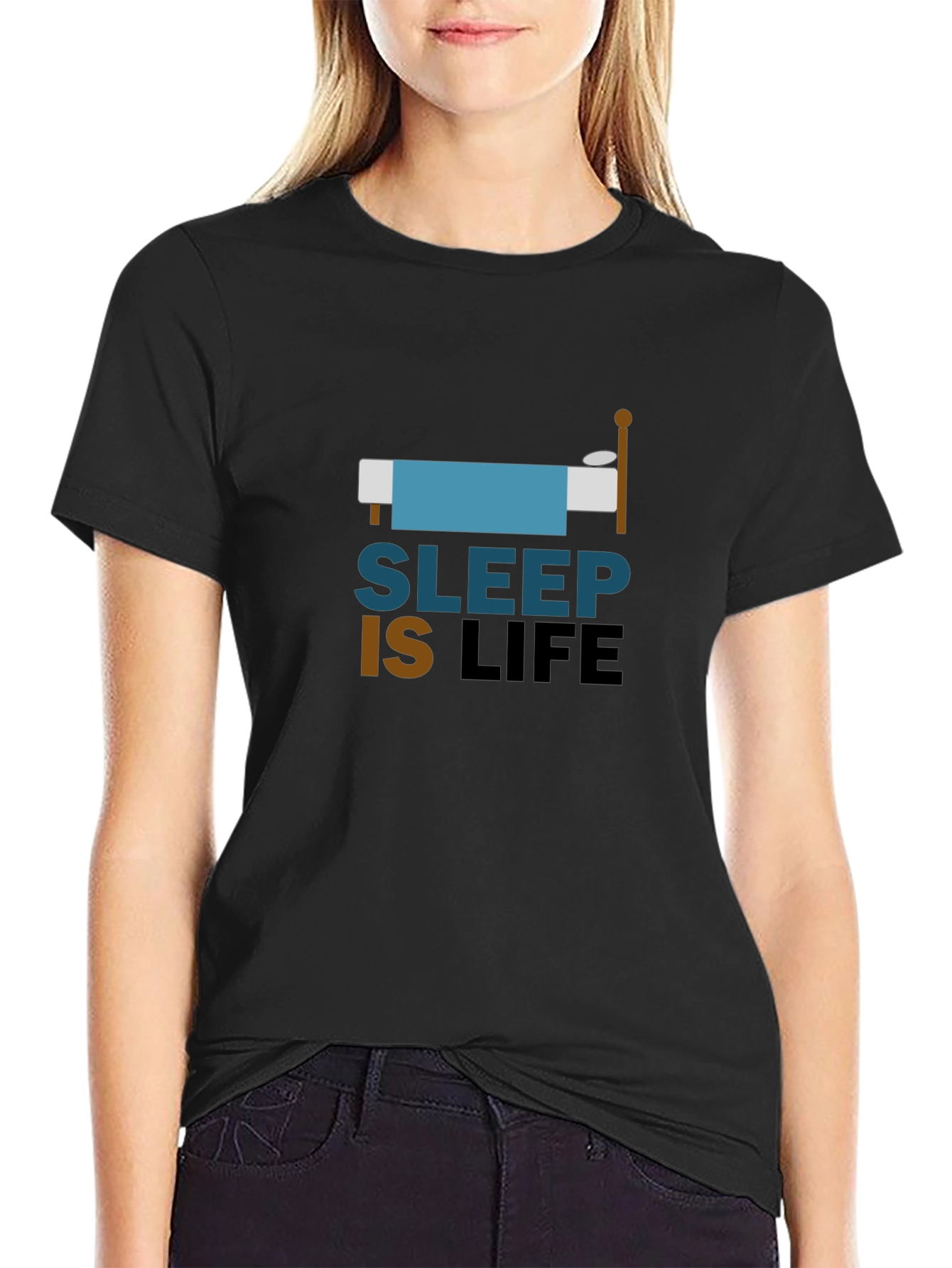 Sleep is Life Graphic T-Shirt - Comfy Casual Tee