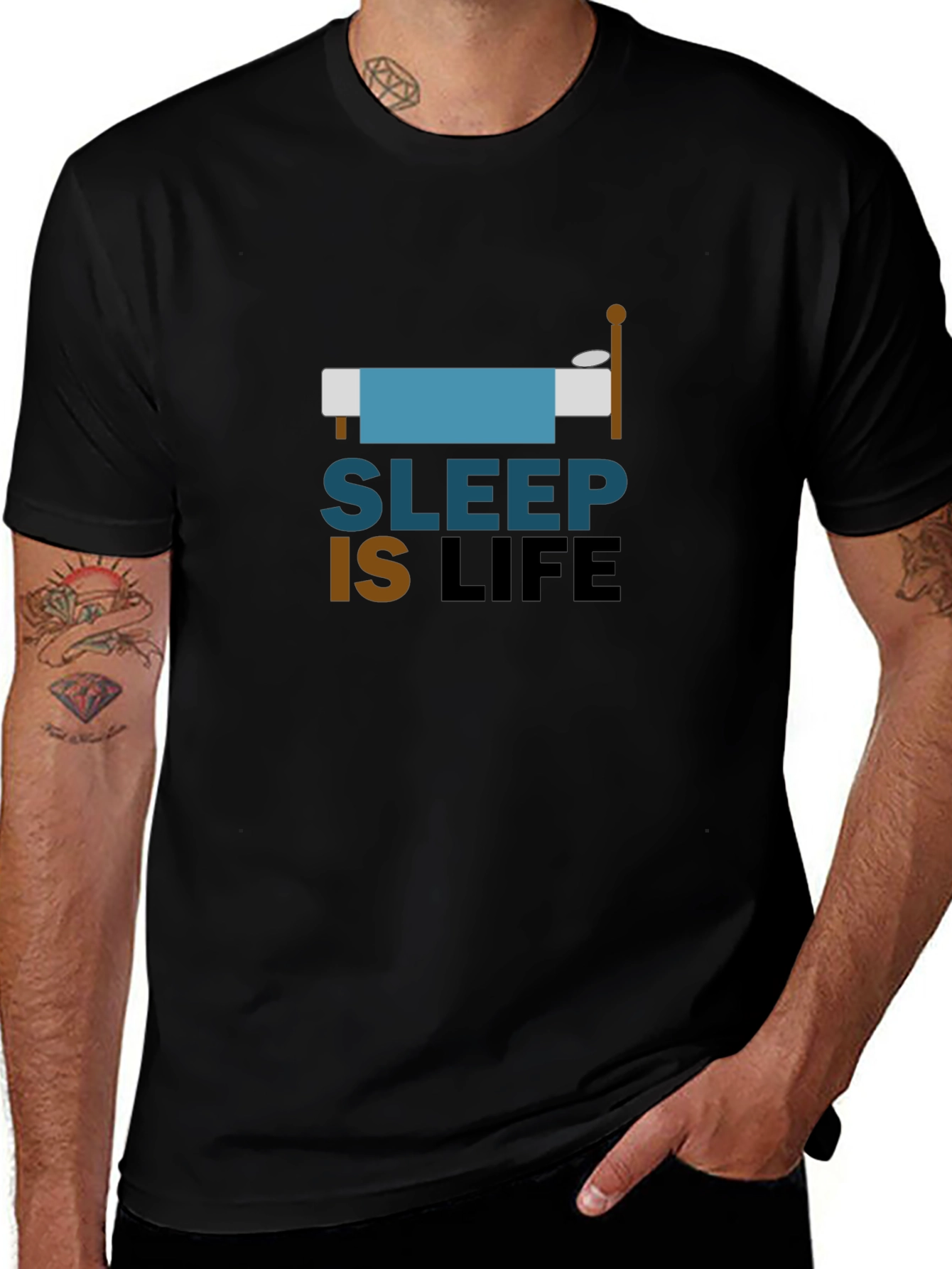 Sleep is Life Graphic T-Shirt - Comfy Casual Tee