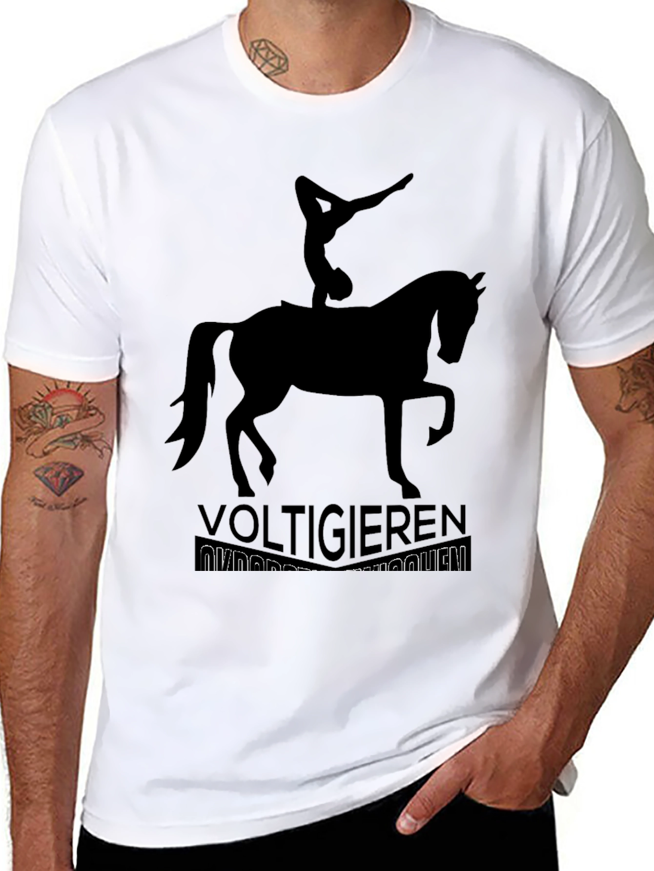 Voltigieren T-Shirt Equestrian Vaulting Shirt