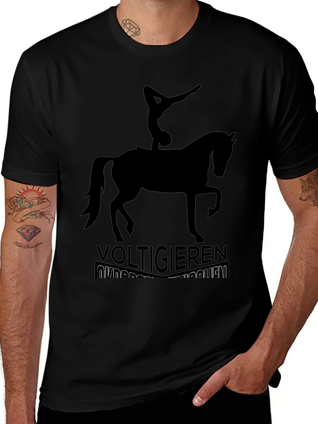 Voltigieren T-Shirt Equestrian Vaulting Shirt