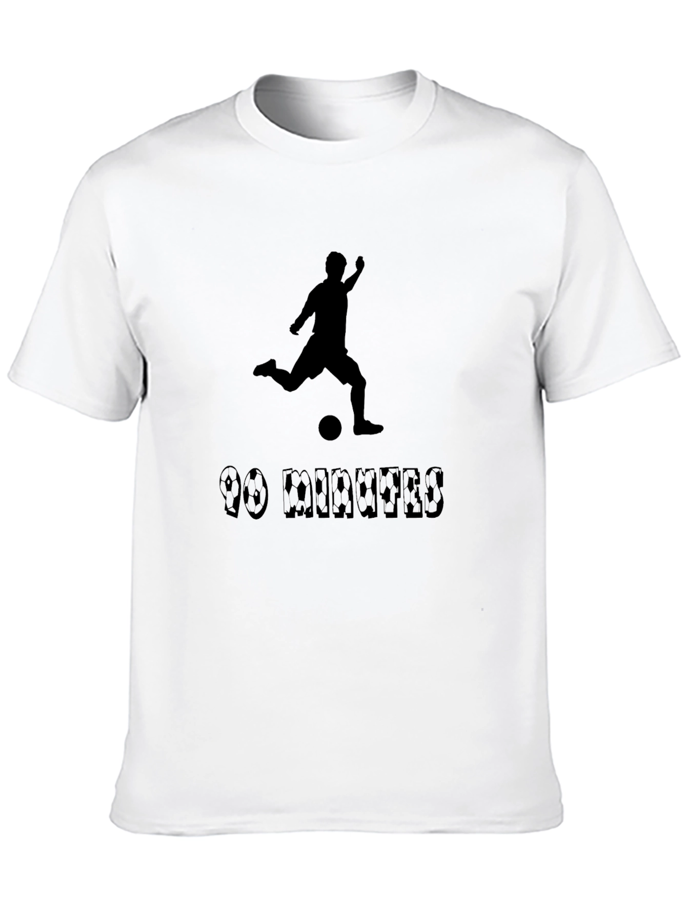 90 Minutes Soccer Black T-Shirt