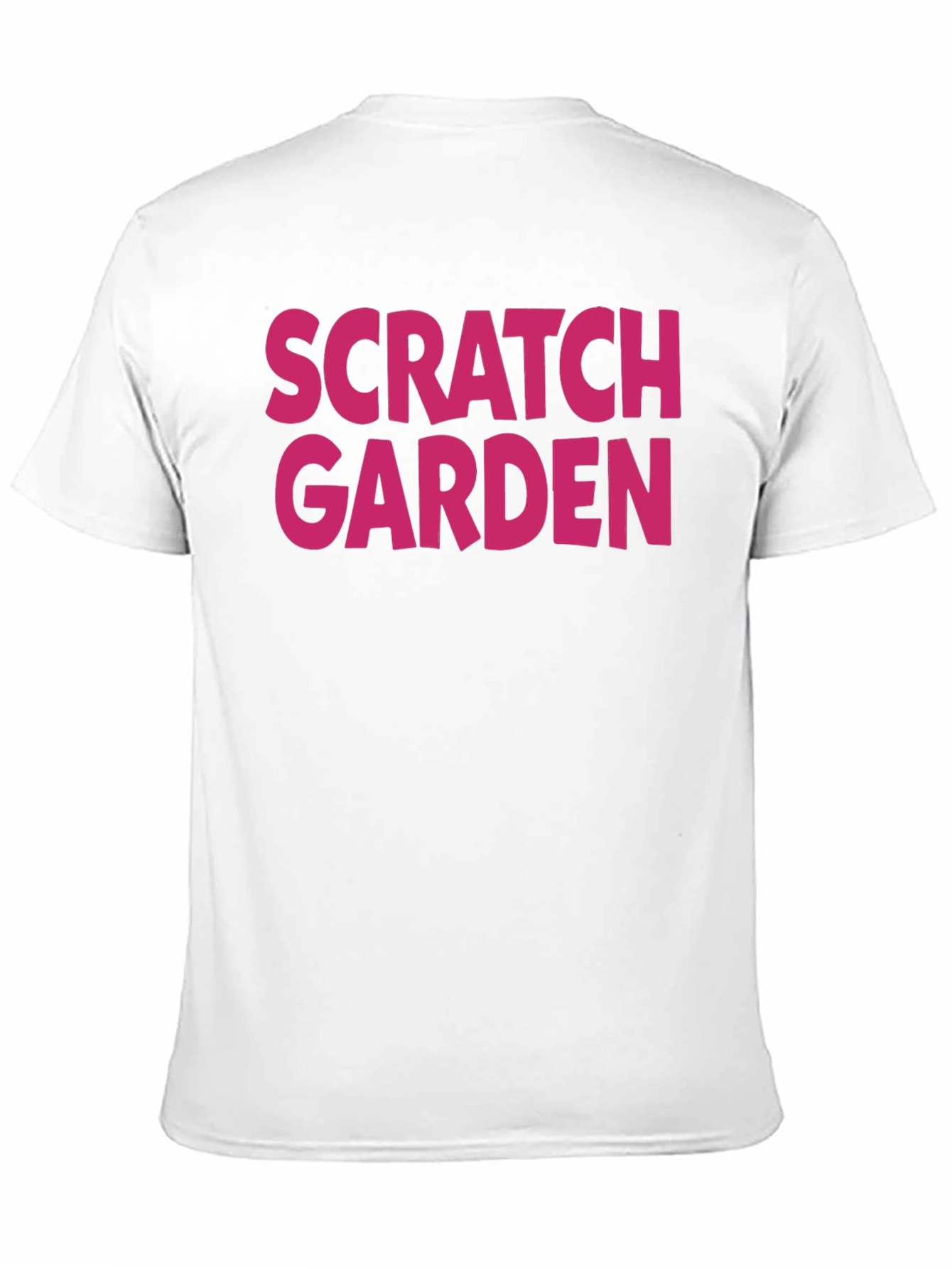 Scratch Garden Graphic Tee - Black Cotton Casual Shirt