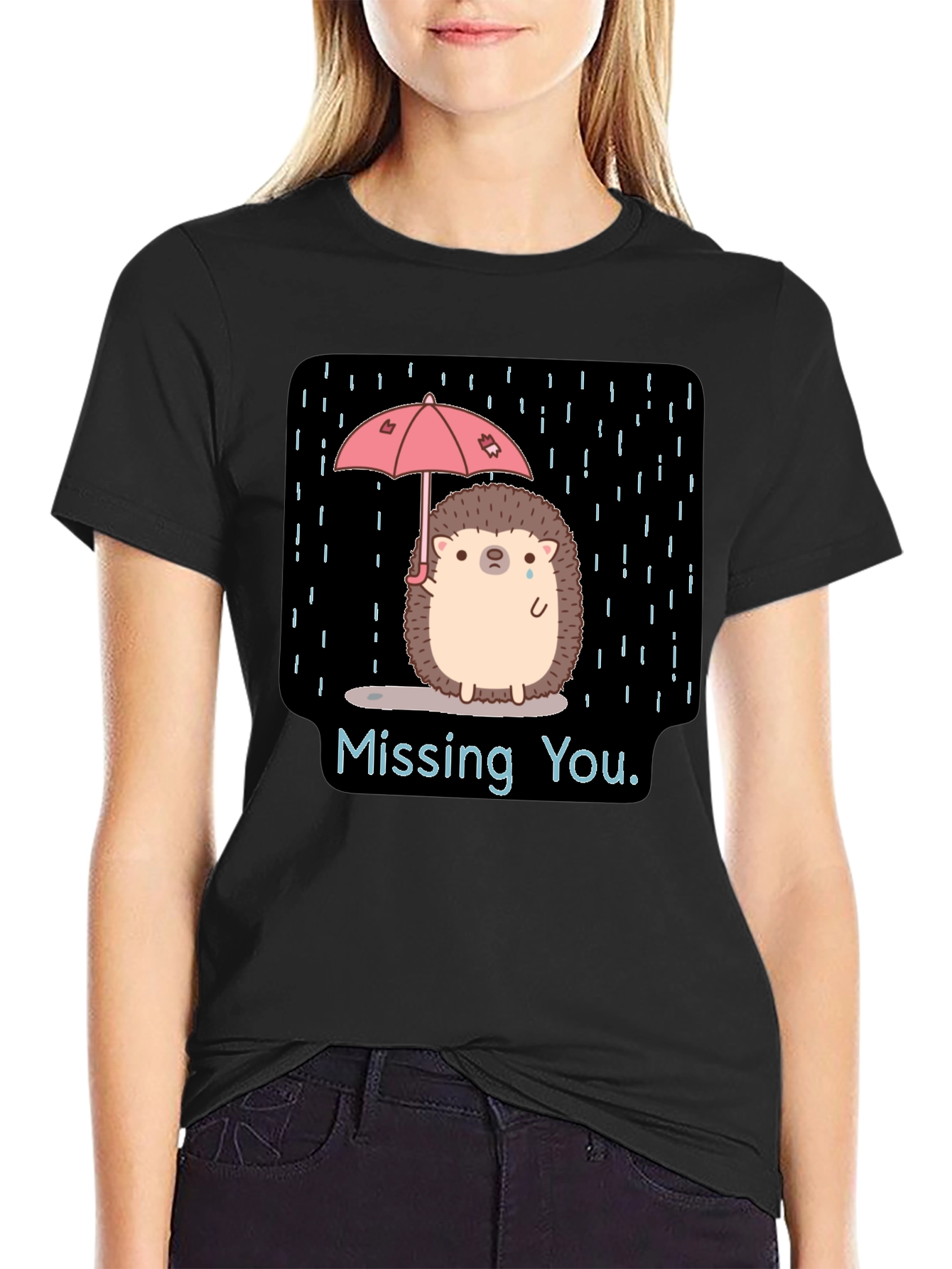 Missing You Hedgehog Tee