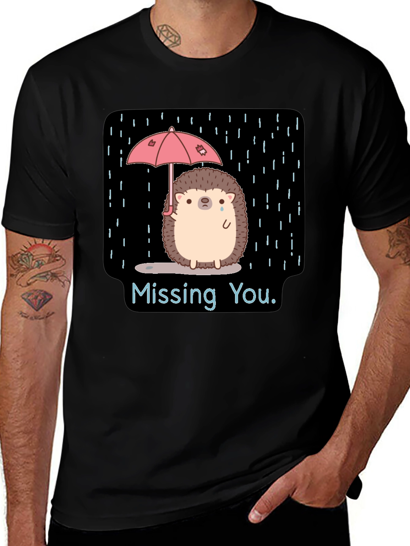 Missing You Hedgehog Tee