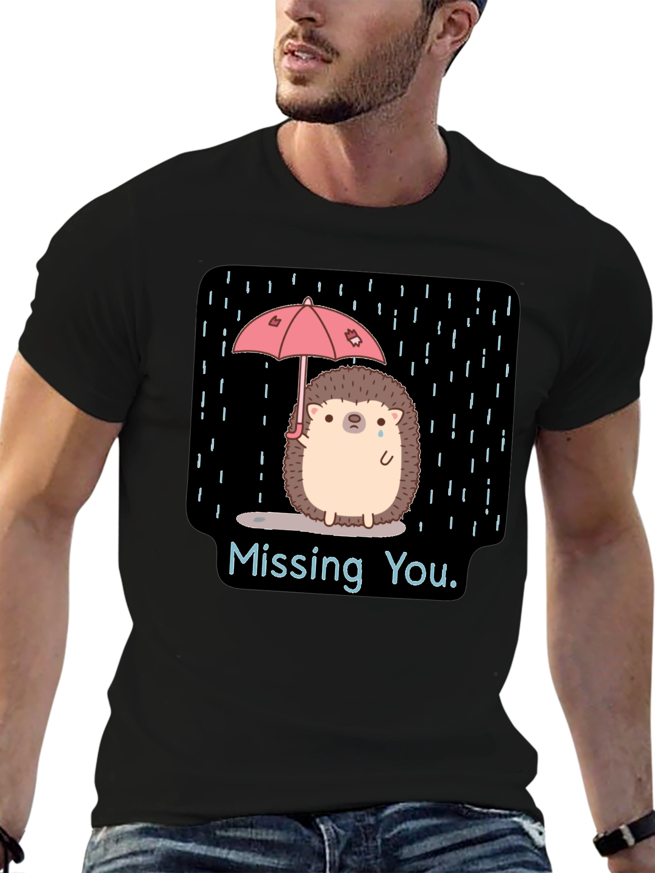 Missing You Hedgehog Tee