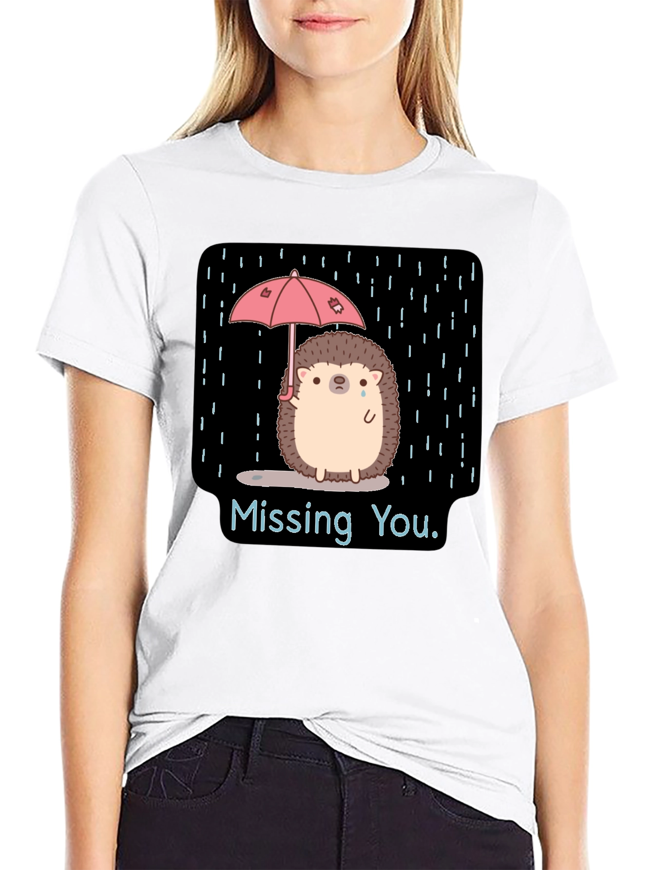 Missing You Hedgehog Tee
