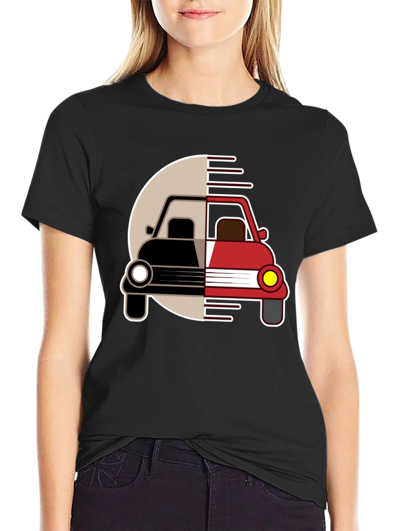 Retro Car Graphic Tee - Stylish Unisex T-Shirt