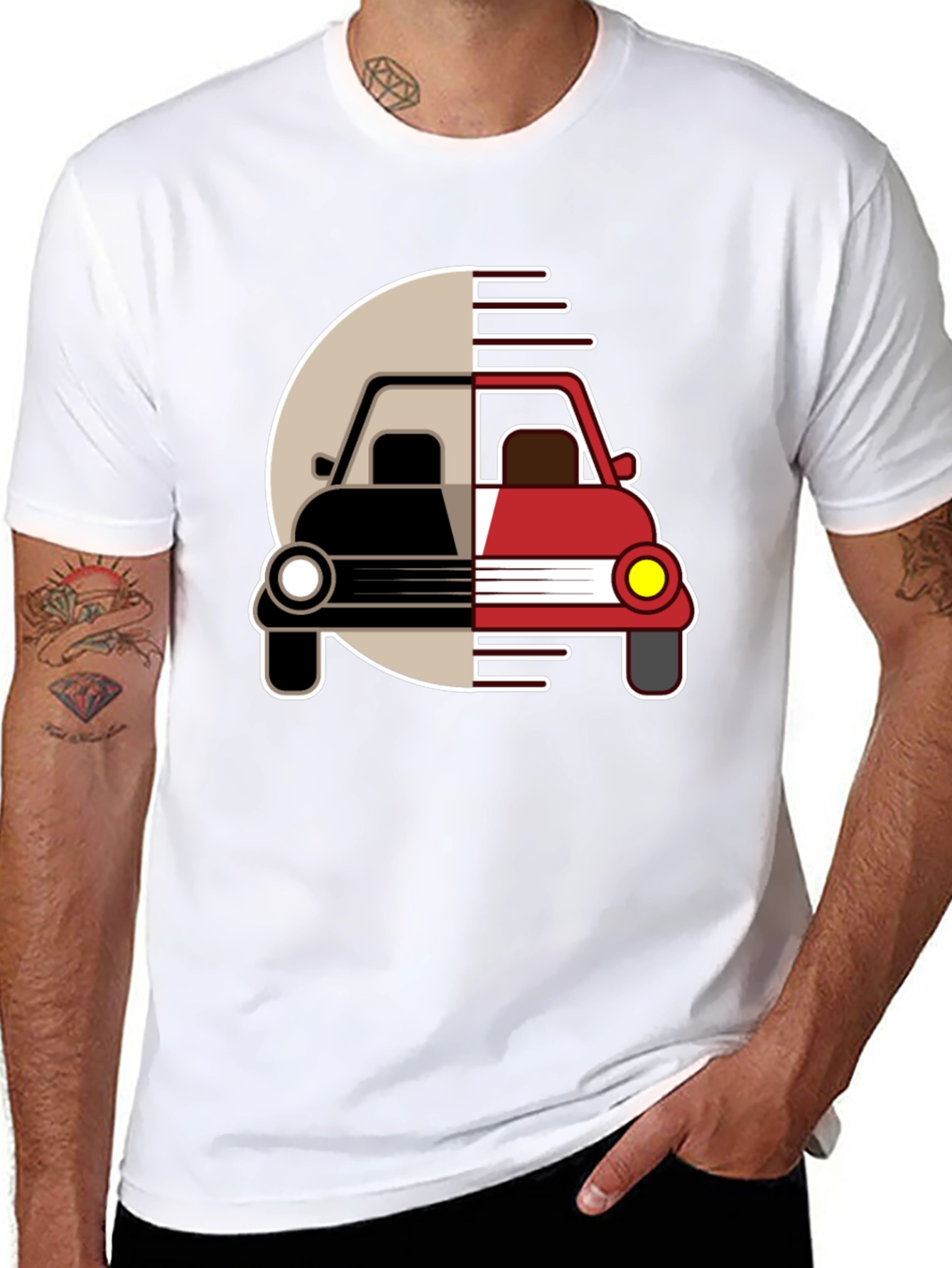 Retro Car Graphic Tee - Stylish Unisex T-Shirt