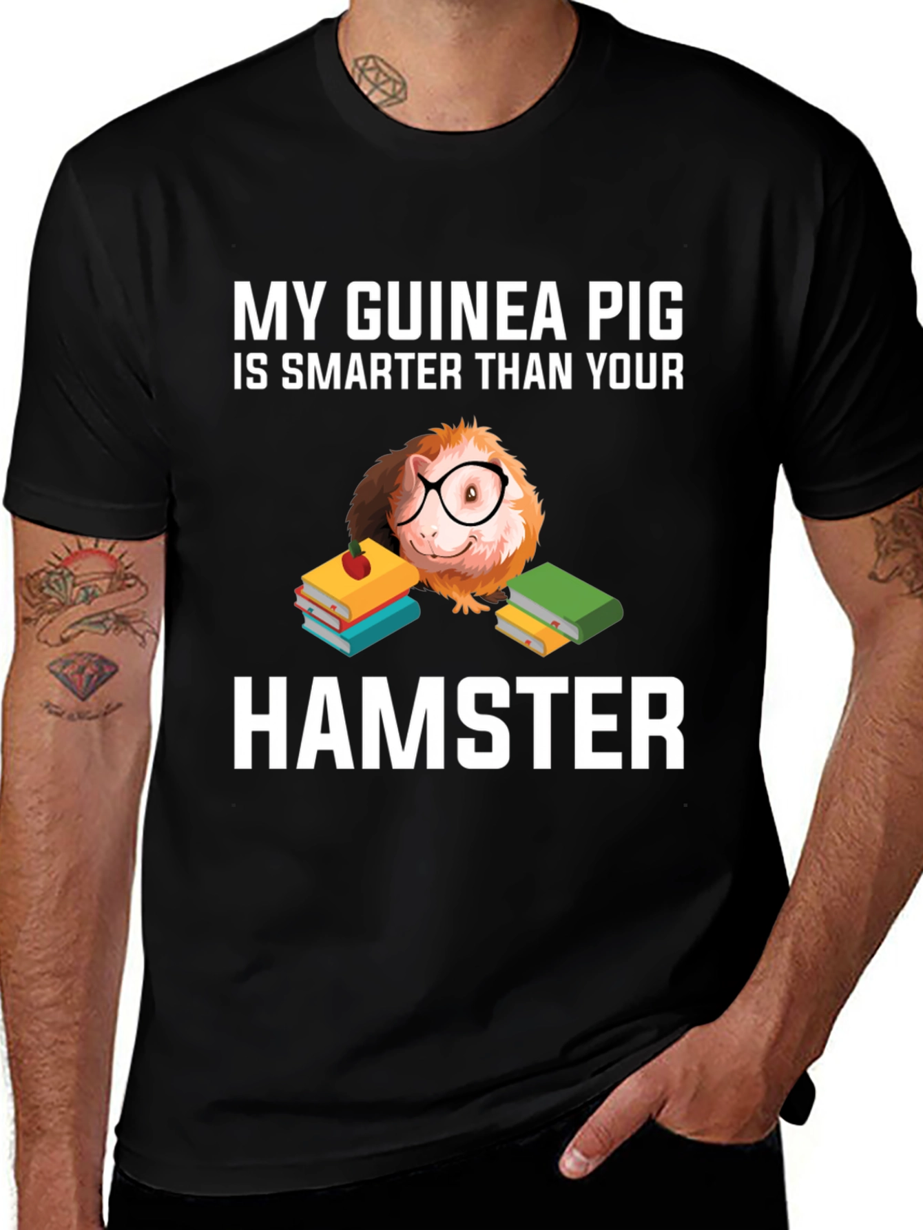 Funny Guinea Pig Smarter Than Hamster T-Shirt