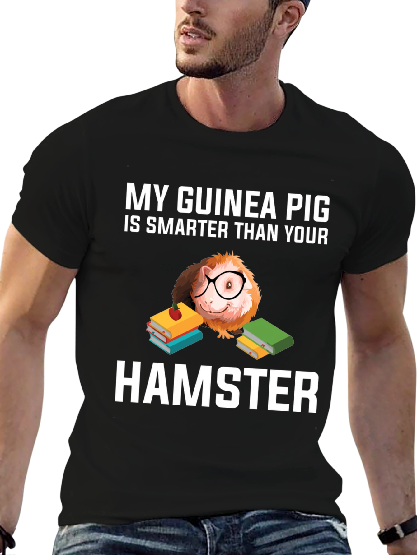 Funny Guinea Pig Smarter Than Hamster T-Shirt