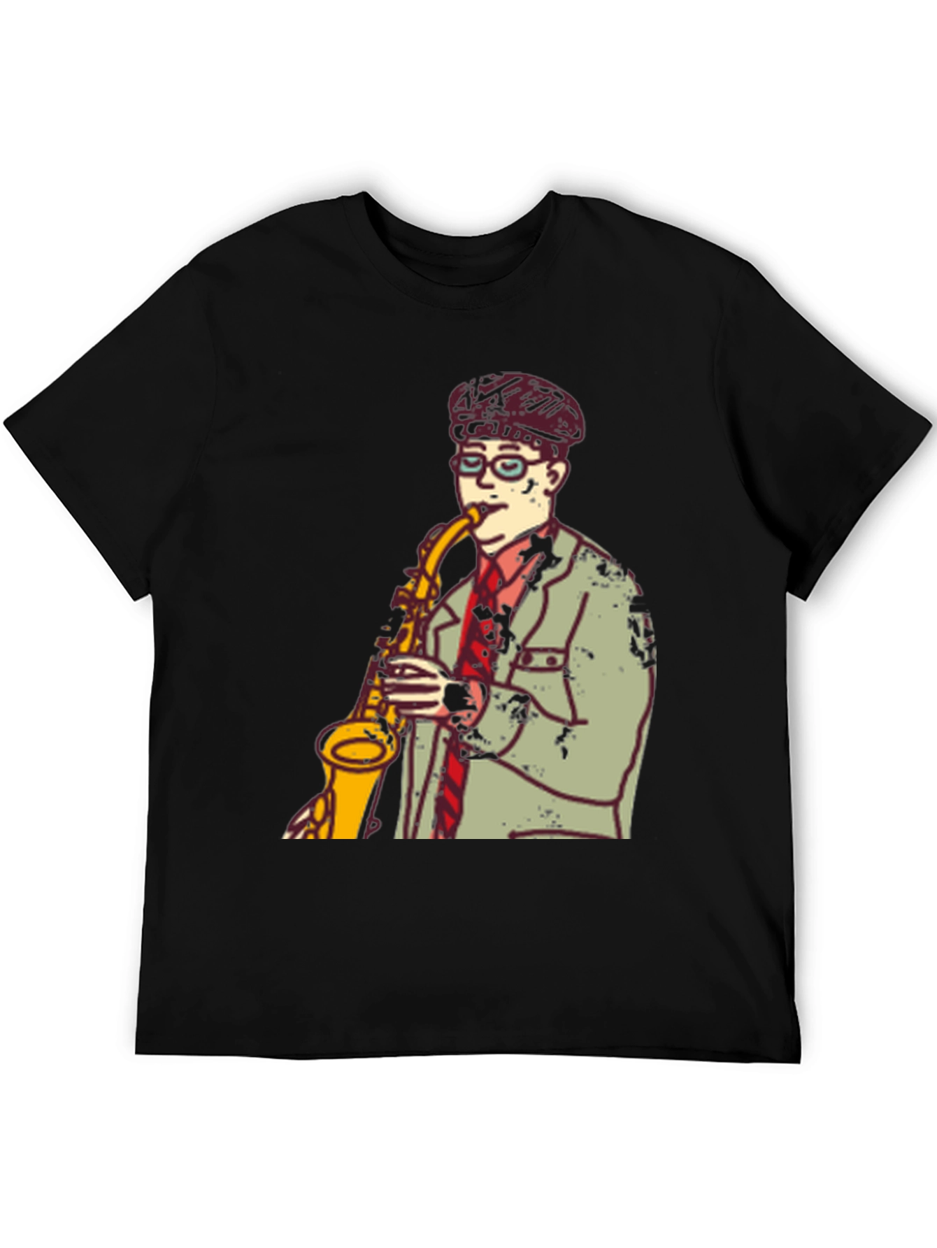 Saxophone Player Graphic Tee
