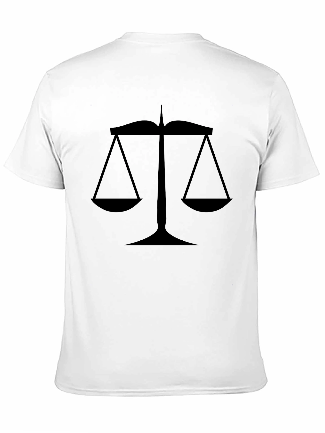 Scales of Justice Graphic Tee - Black