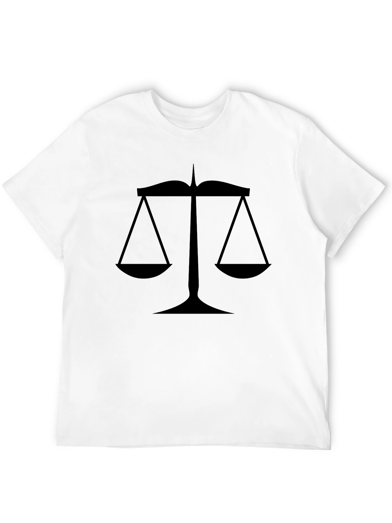 Scales of Justice Graphic Tee - Black