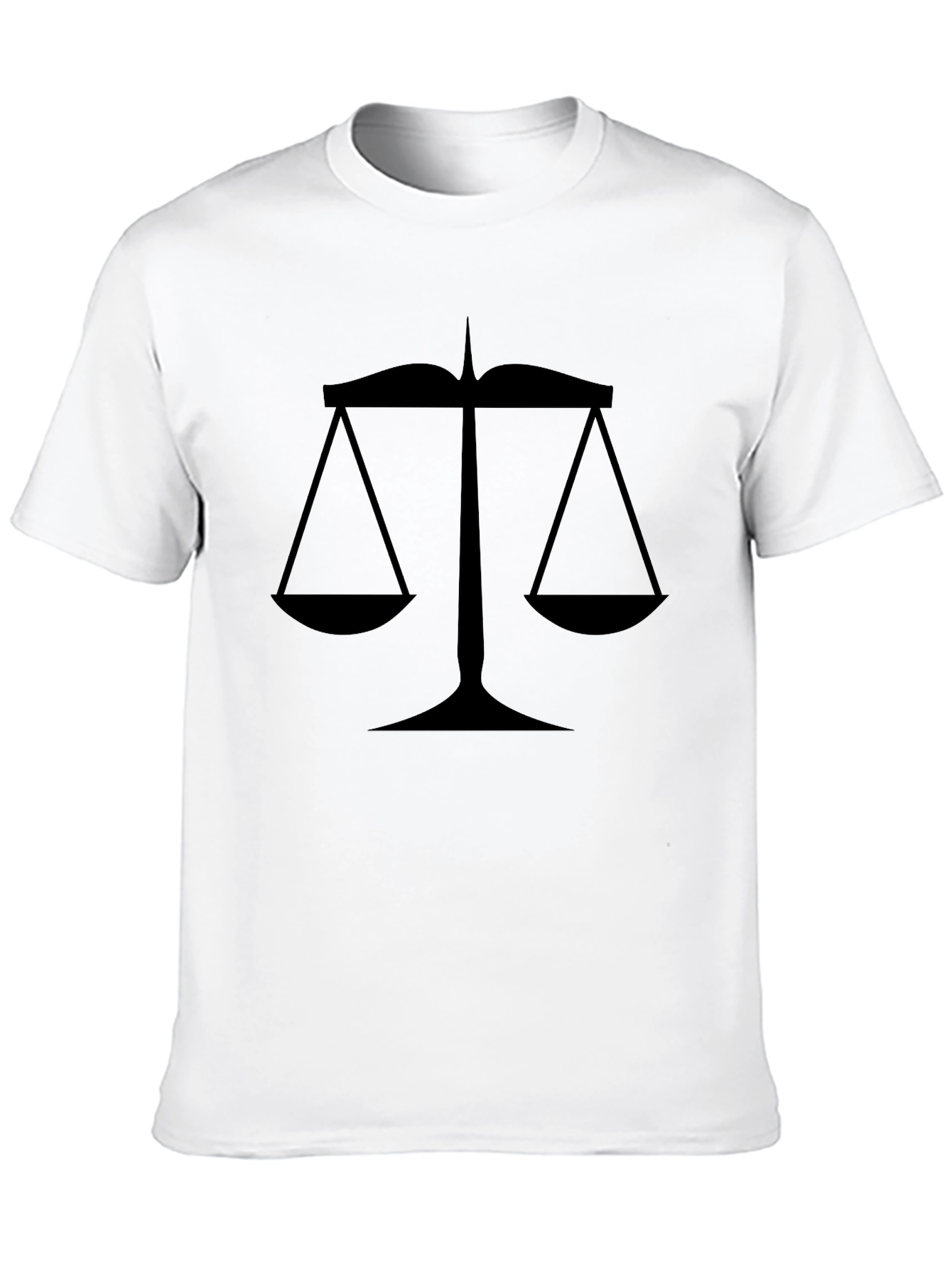Scales of Justice Graphic Tee - Black