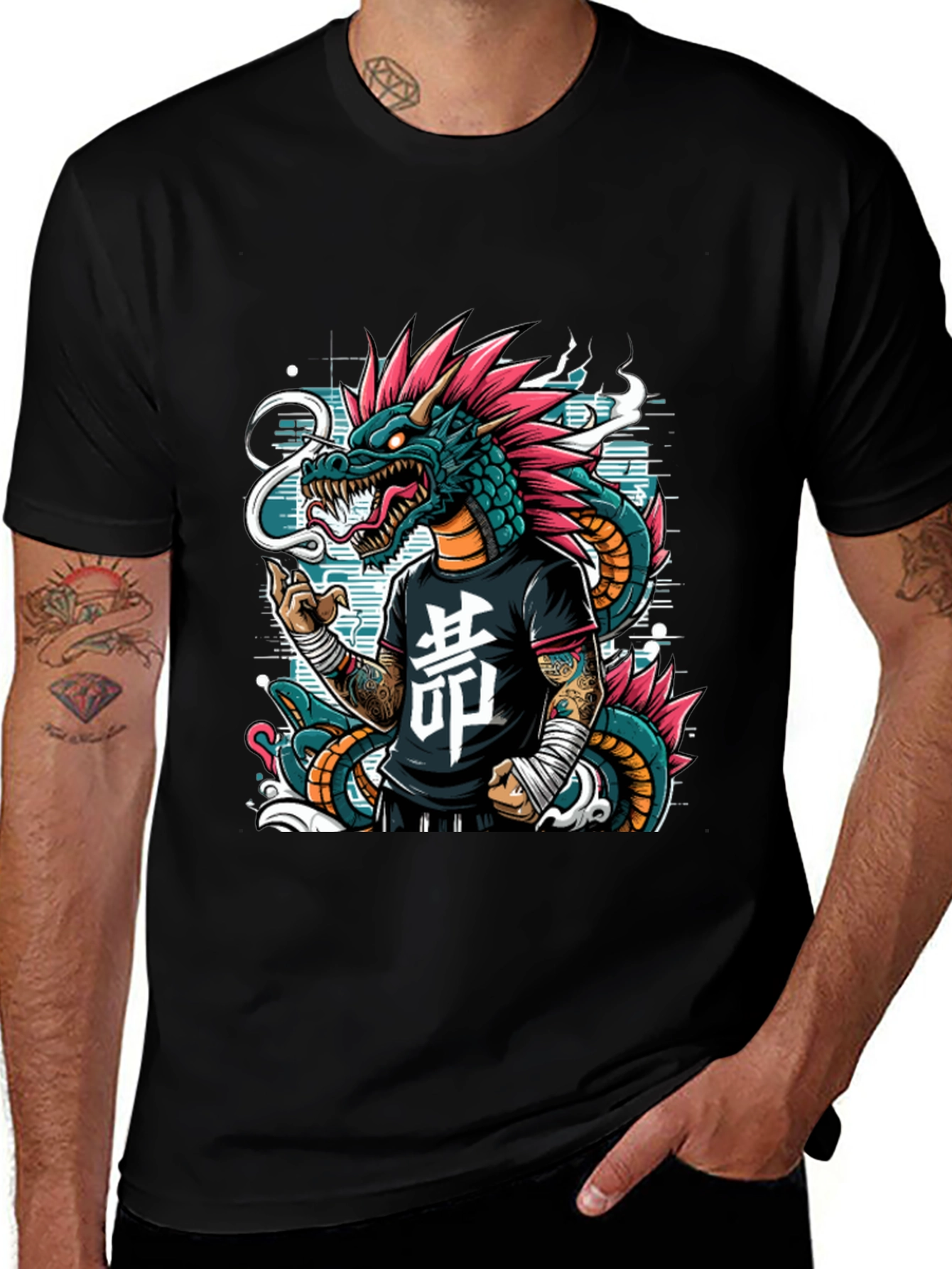 Dragon Fighter Graphic Tee